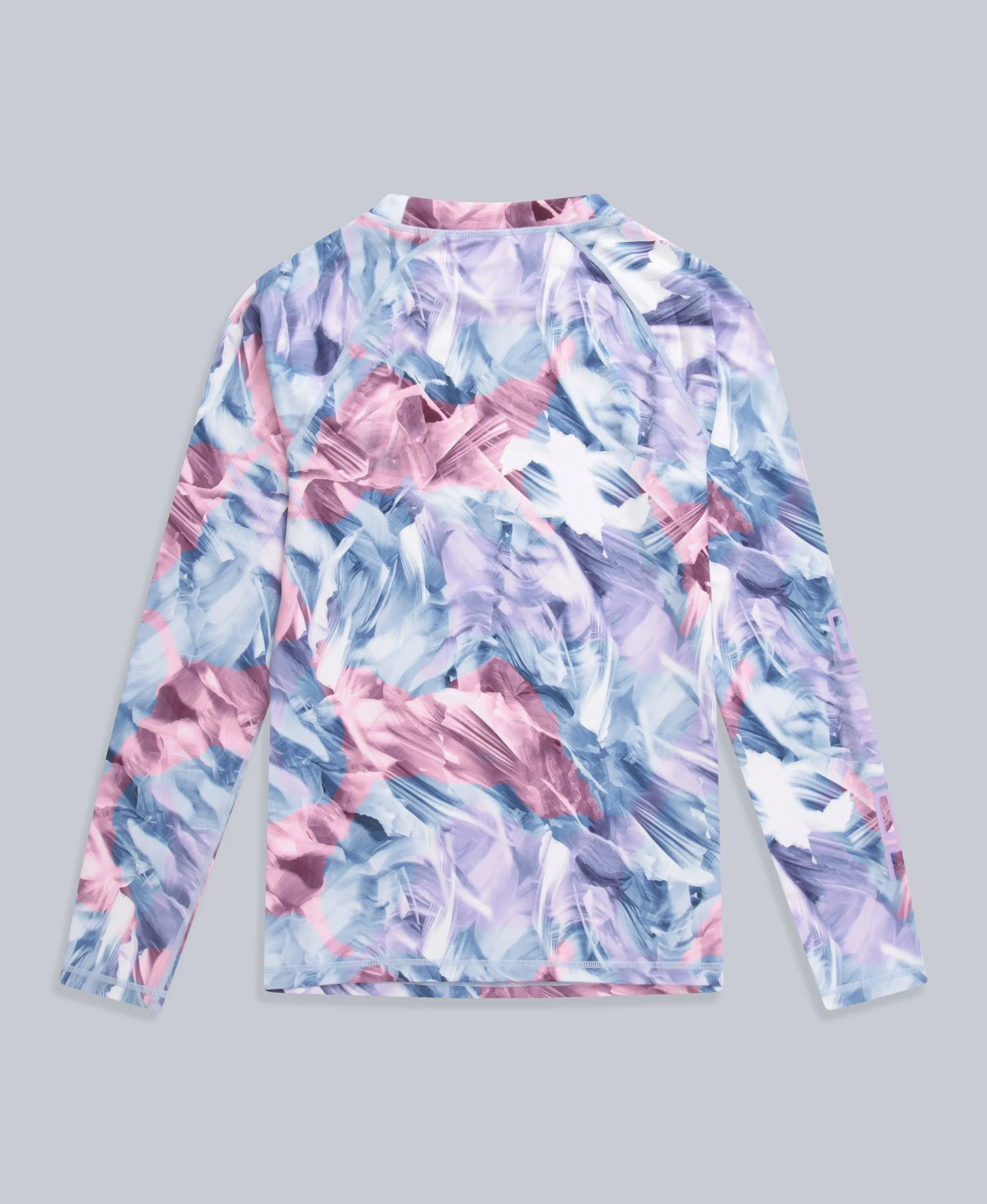 Piste Printed Womens Base Layer Top - Light Pink