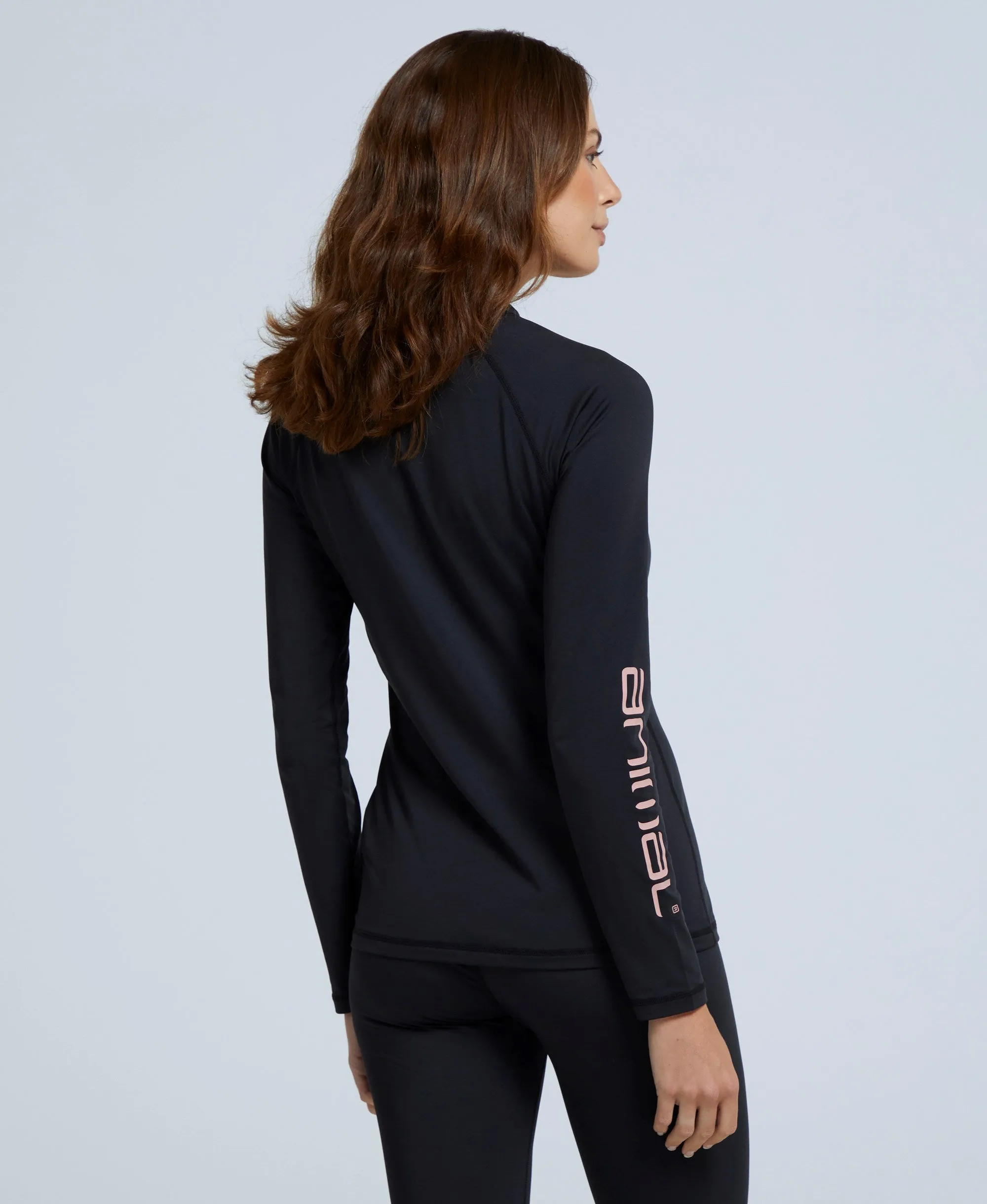 Piste Womens Base Layer Top - Black