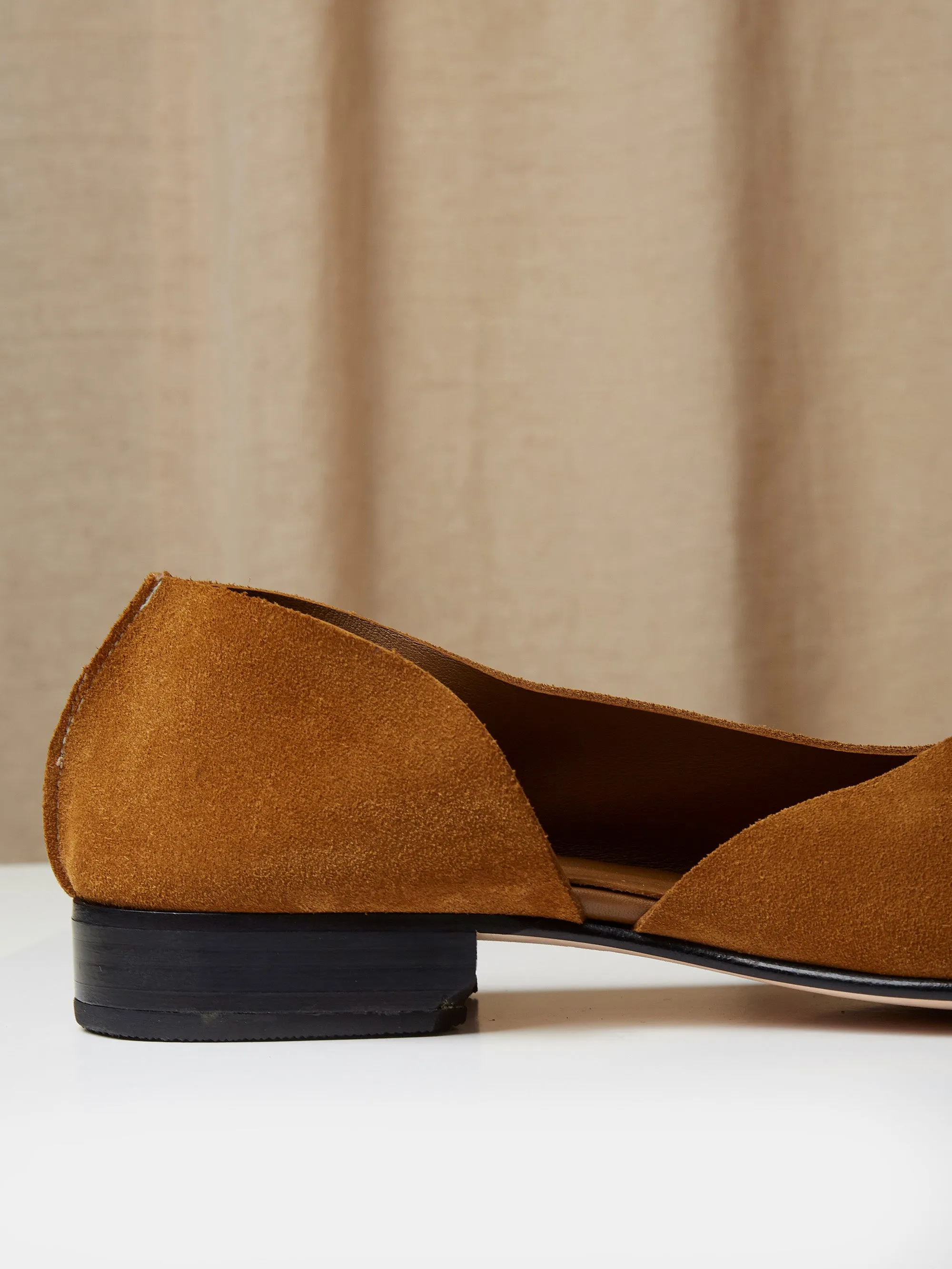 Plain Kanagawa Loafer in Honey Suede