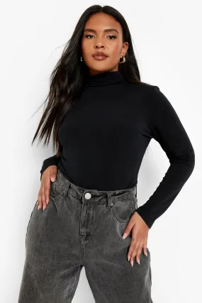 Plus Turtleneck Long Sleeve Top