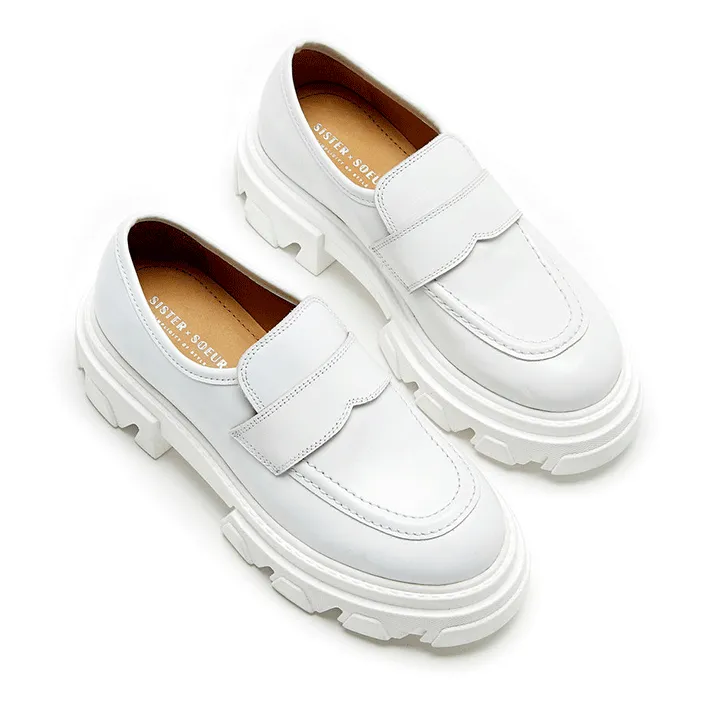 Poppy Loafer - White - WMNS