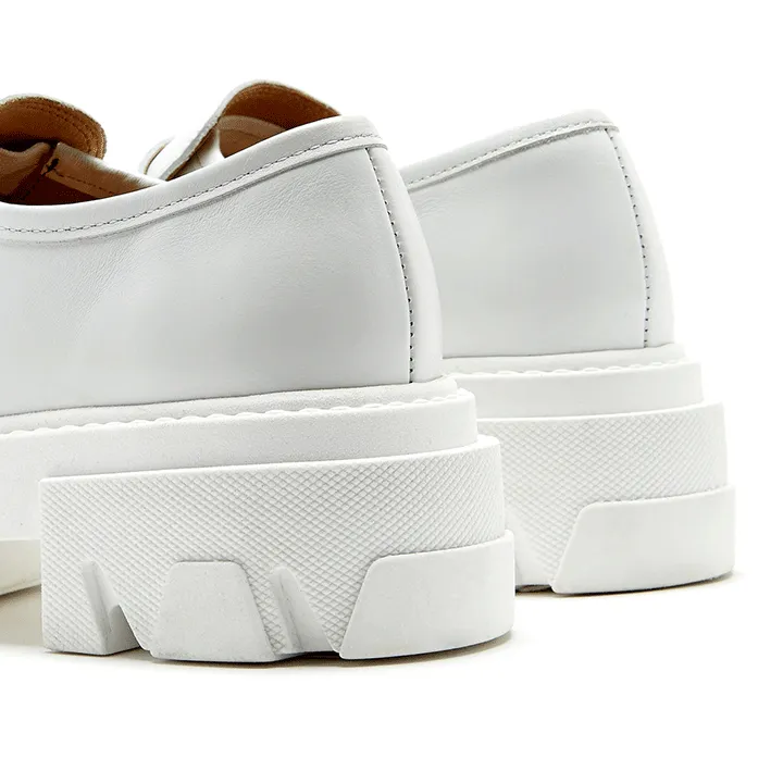 Poppy Loafer - White - WMNS