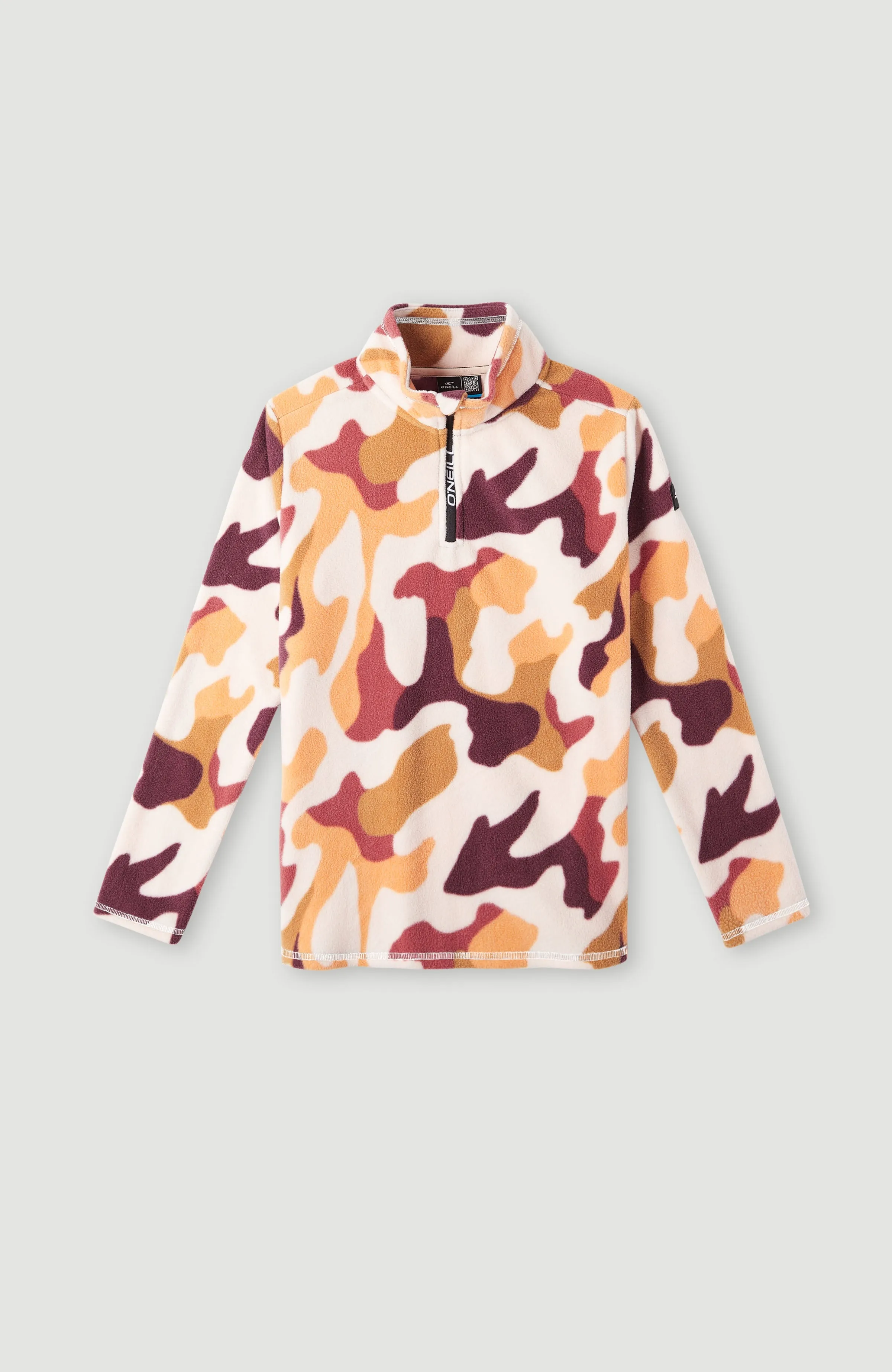 Printed Half-Zip Fleece | Purple Hiker Camo