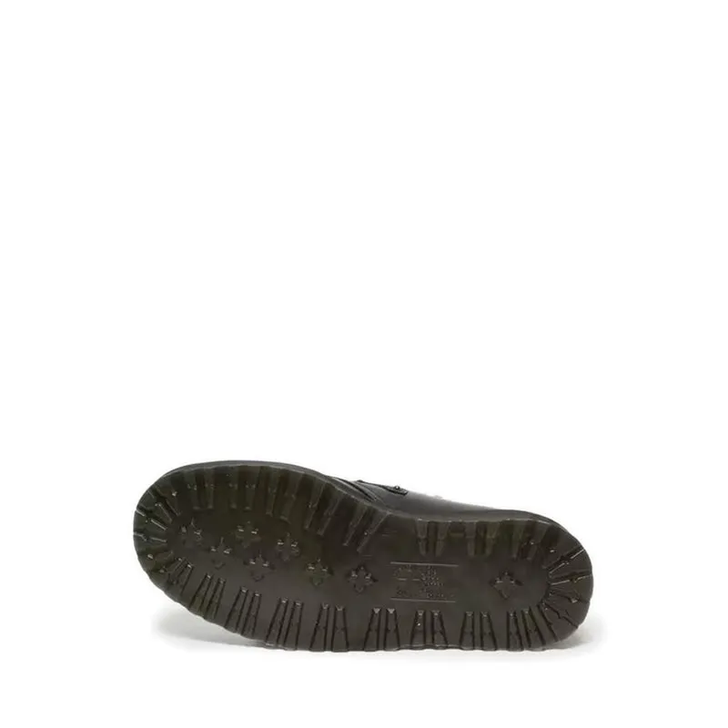 Ramsey 3-Eye Zebra Print & Leather Platform Creepers - Black