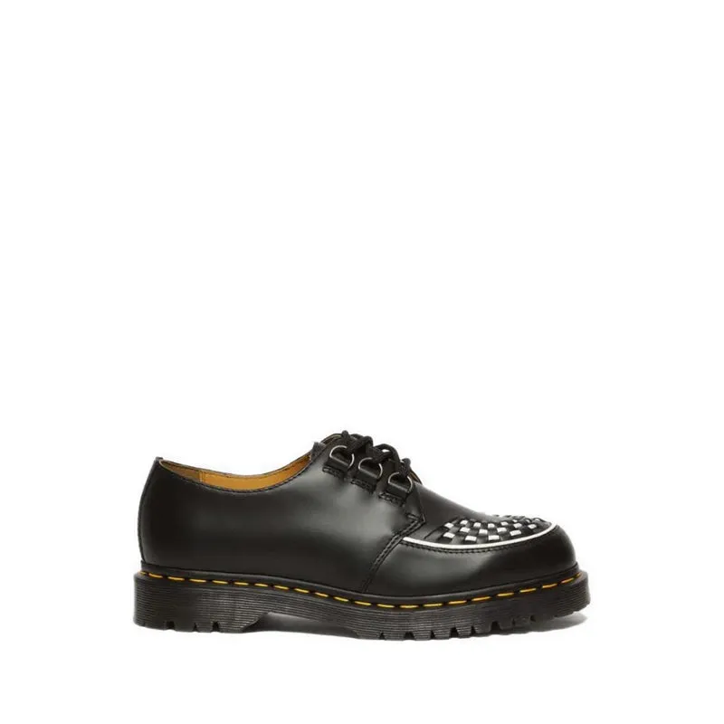 Ramsey Smooth Leather Creepers - Black