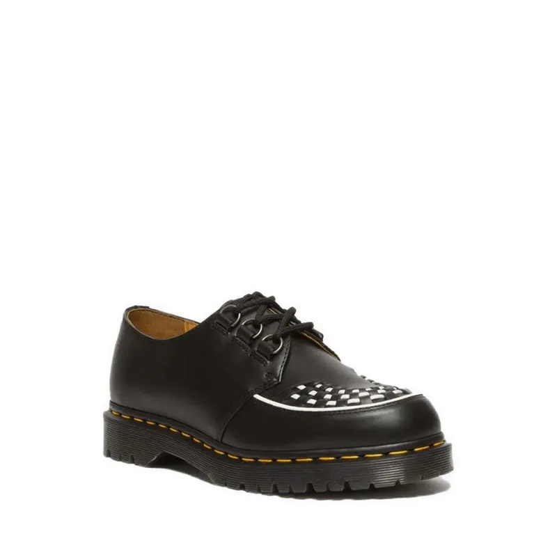 Ramsey Smooth Leather Creepers - Black