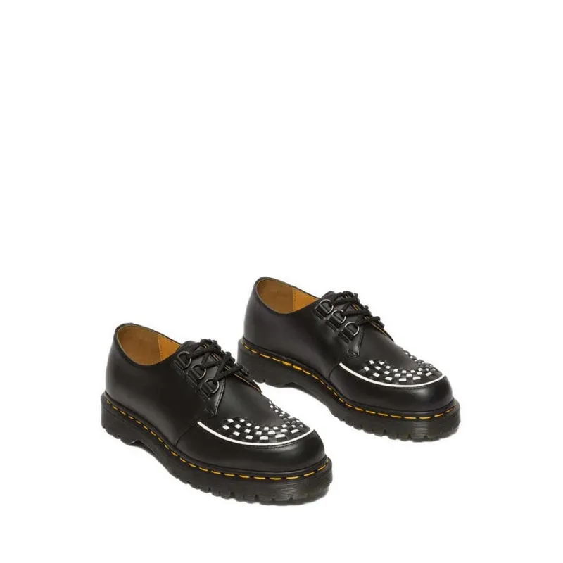 Ramsey Smooth Leather Creepers - Black