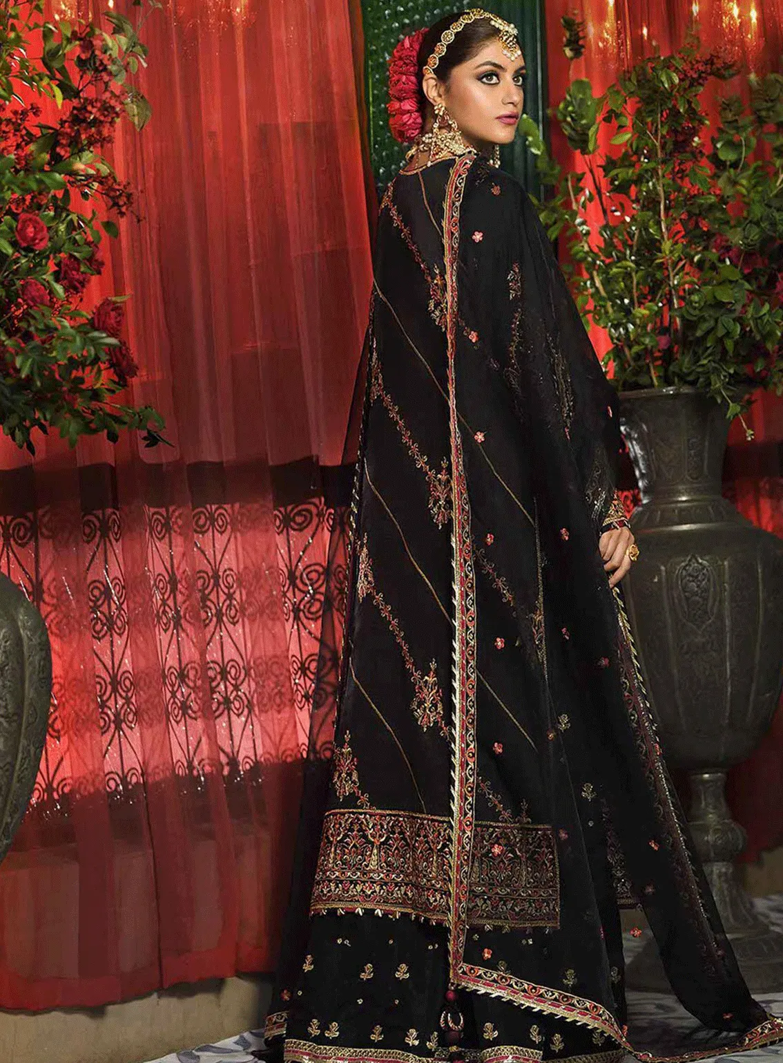 Rasm By Asim Jofa Embroidered Silk Unstitched 3 Piece Suit - AJ22RW AJR16