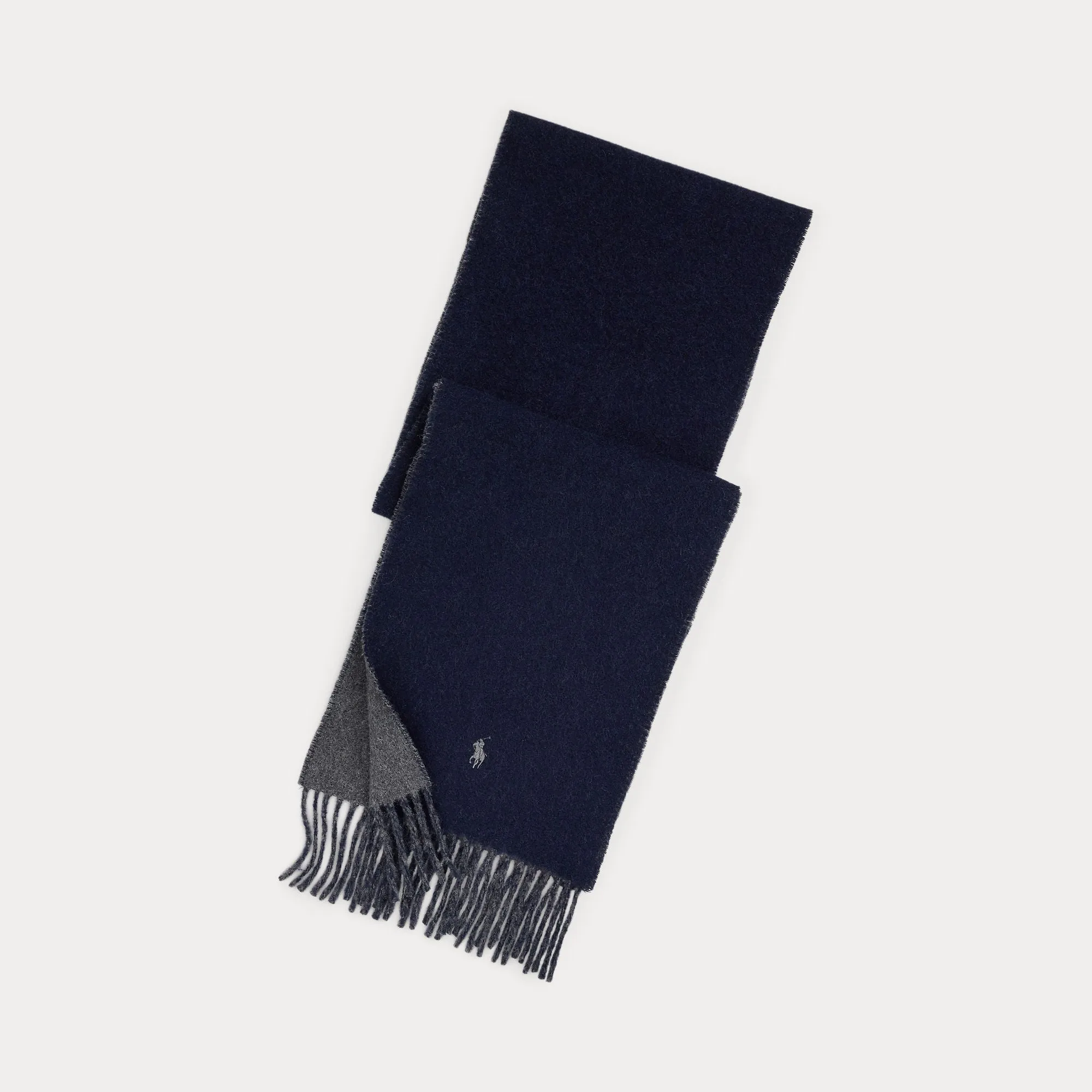 REVERSIBLE WOOL-BLEND SCARF