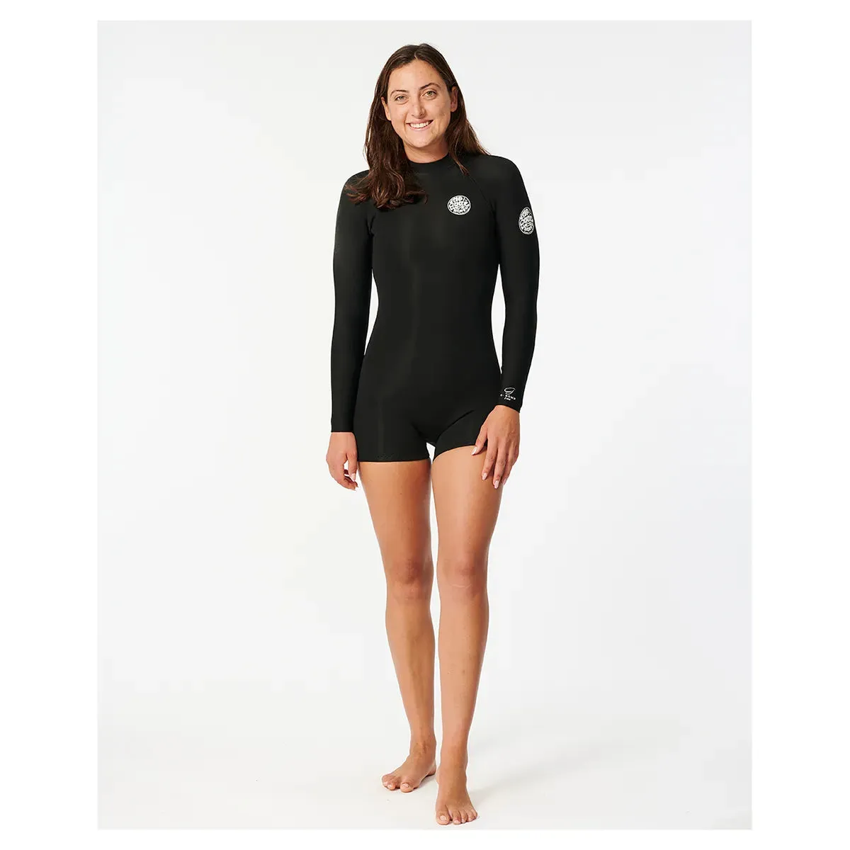 Rip Curl G Bomb Long Sleeve Back Zip Spring Suit - Black - 2024