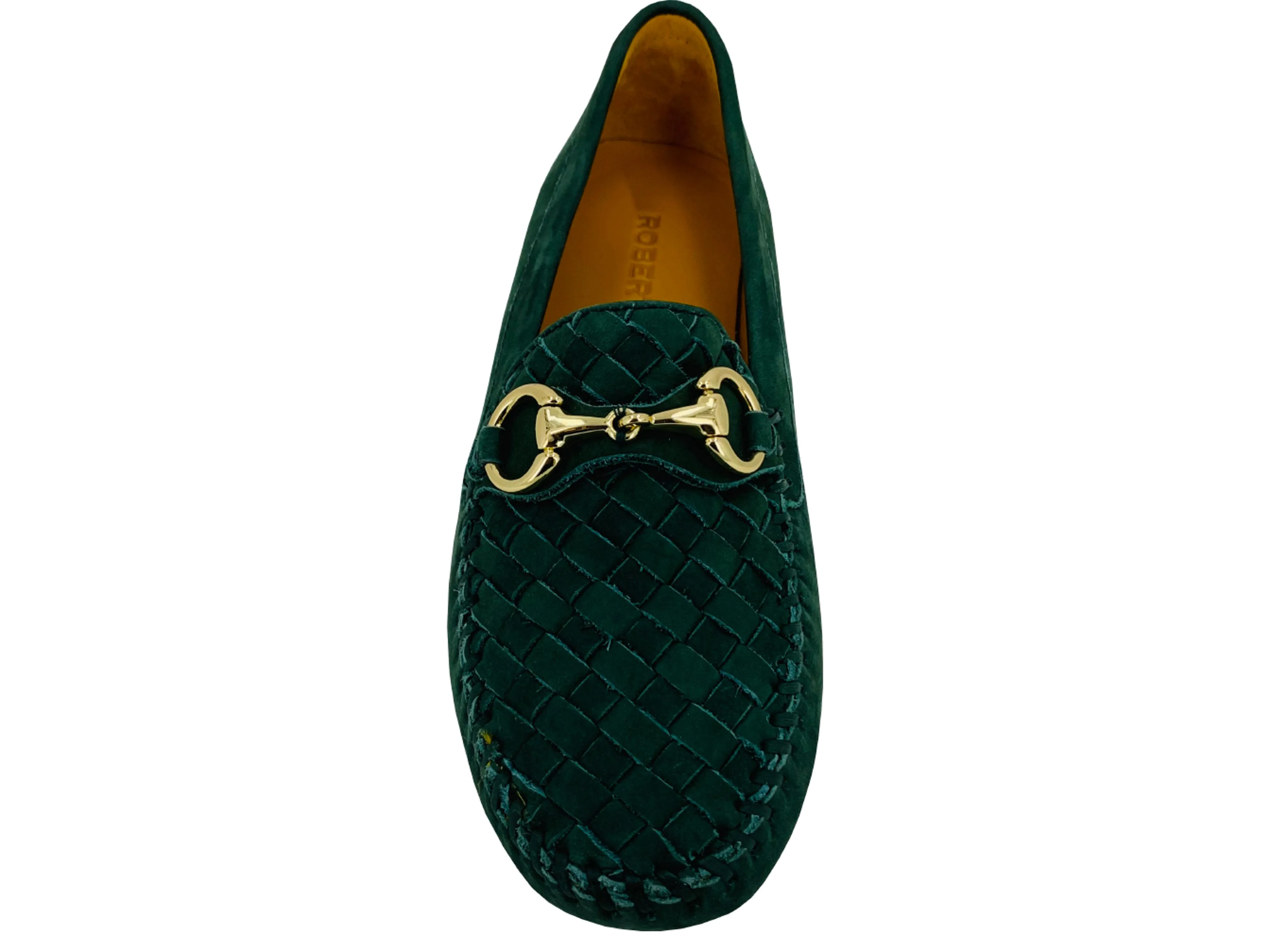 Robert Zur Perlata Women's Loafer Forest Green