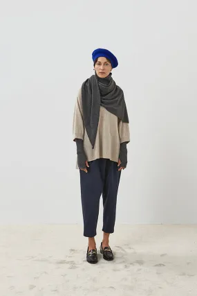 Rodier CASHMERE TRIANGLE SCARF