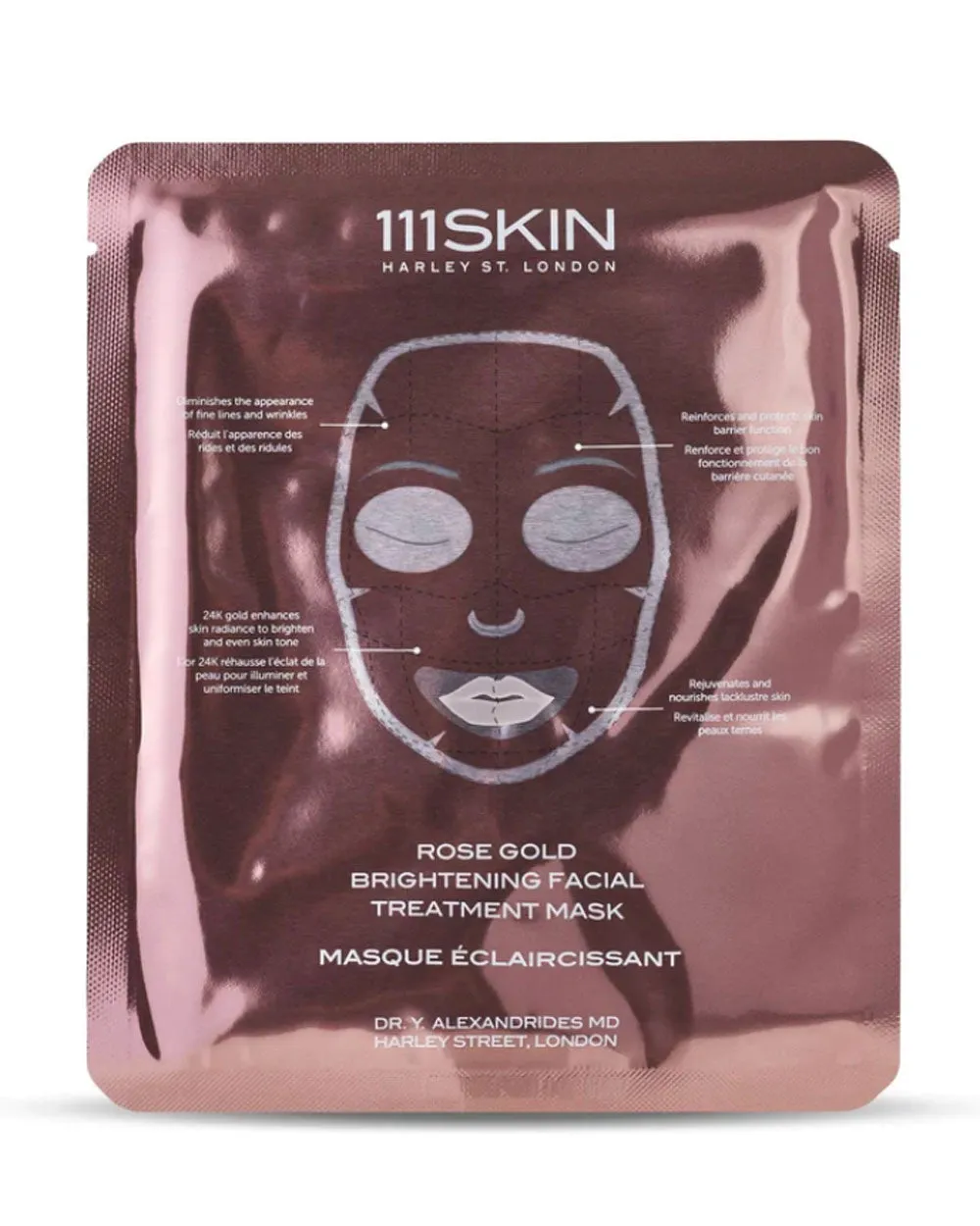 Rose Gold Brightening Facial Treatment Mask