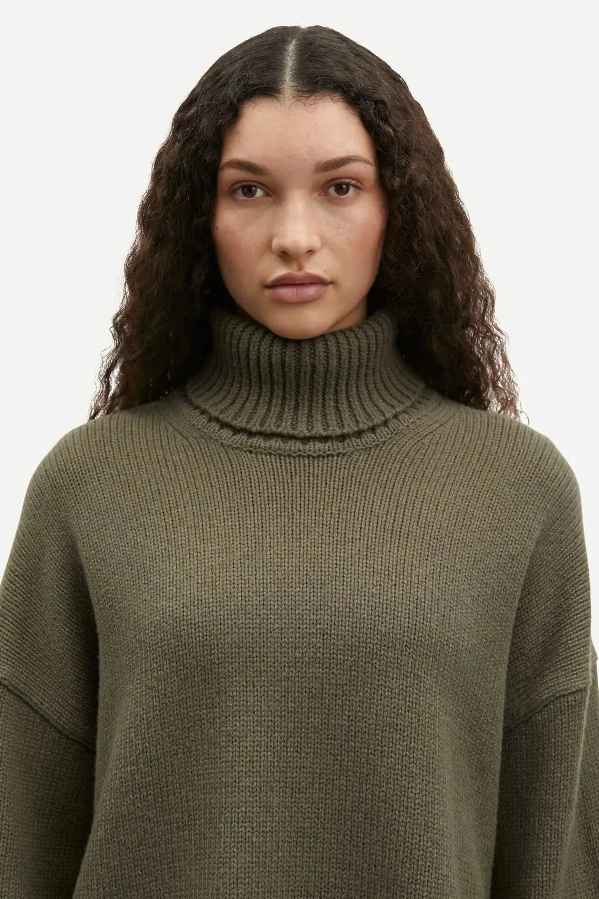 Sacs of Ashbourne   Samsoe Samsoe Keik Turtleneck-Sea Turtle