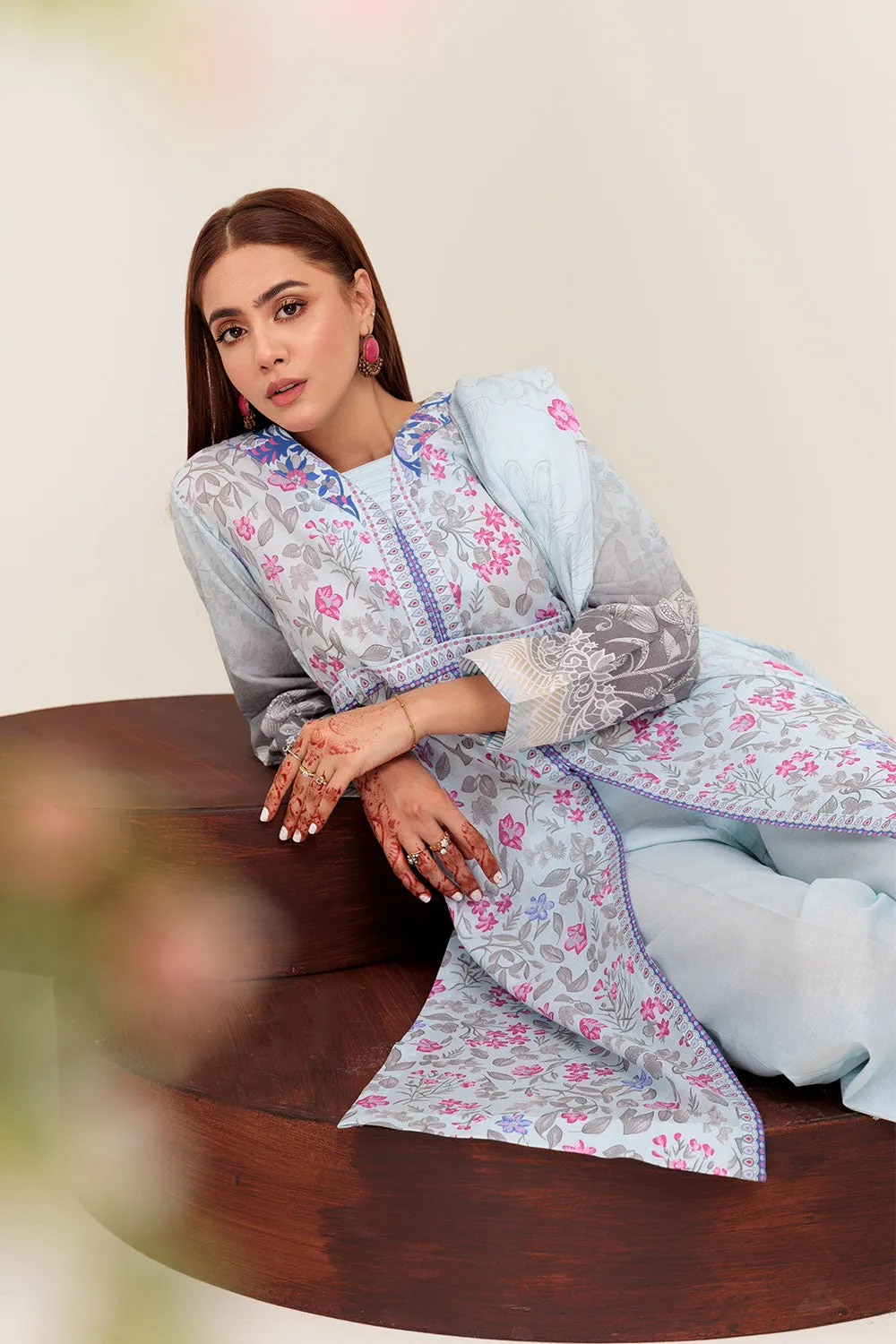 Safwa Praha Vol-02 Digital Printed Lawn Unstitched 3Pc Suit SPH-13