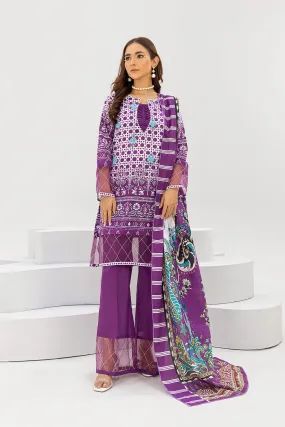 Safwa Praha Vol-03 Digital Printed Lawn Unstitched 3Pc Suit SPH-29