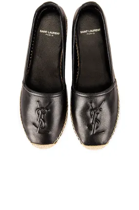 Saint Laurent Logo Flat Espadrille