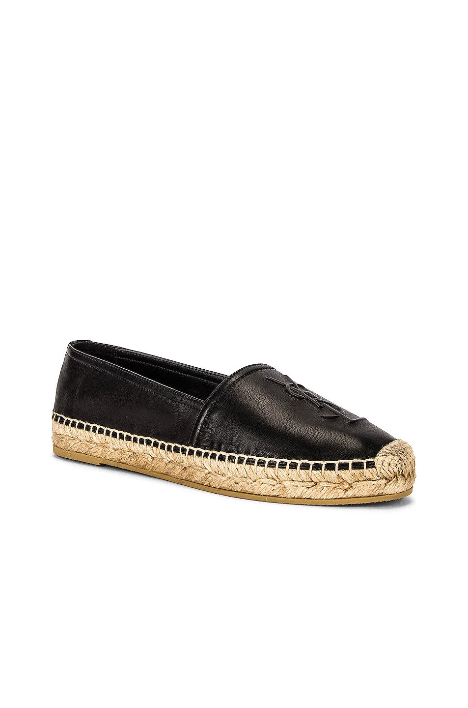 Saint Laurent Logo Flat Espadrille