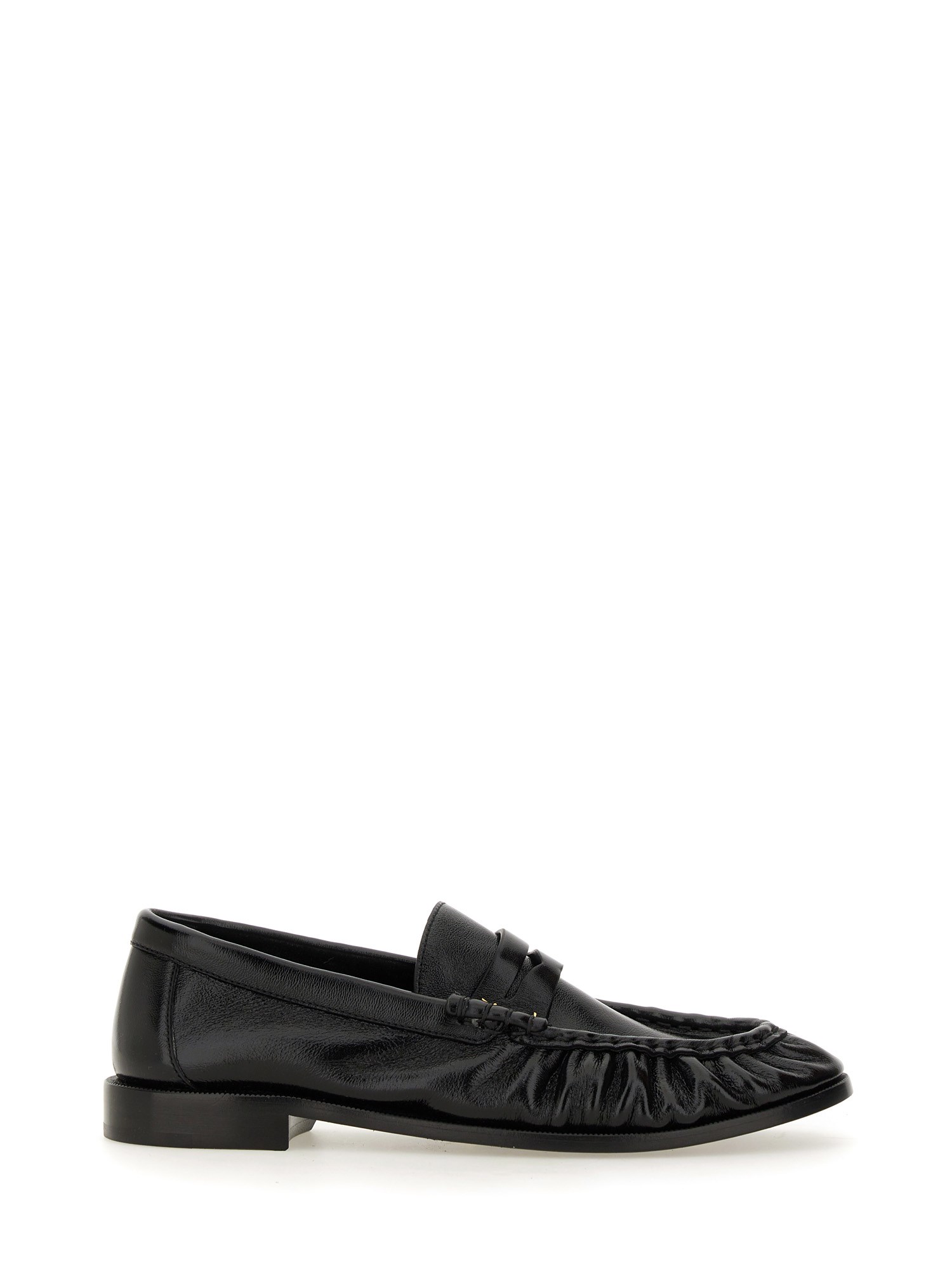 SAINT LAURENT    WRINKLED LEATHER LE LOAFER LOAFER