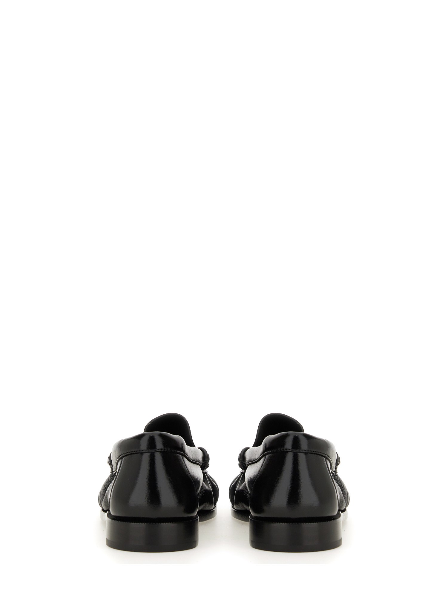 SAINT LAURENT    WRINKLED LEATHER LE LOAFER LOAFER