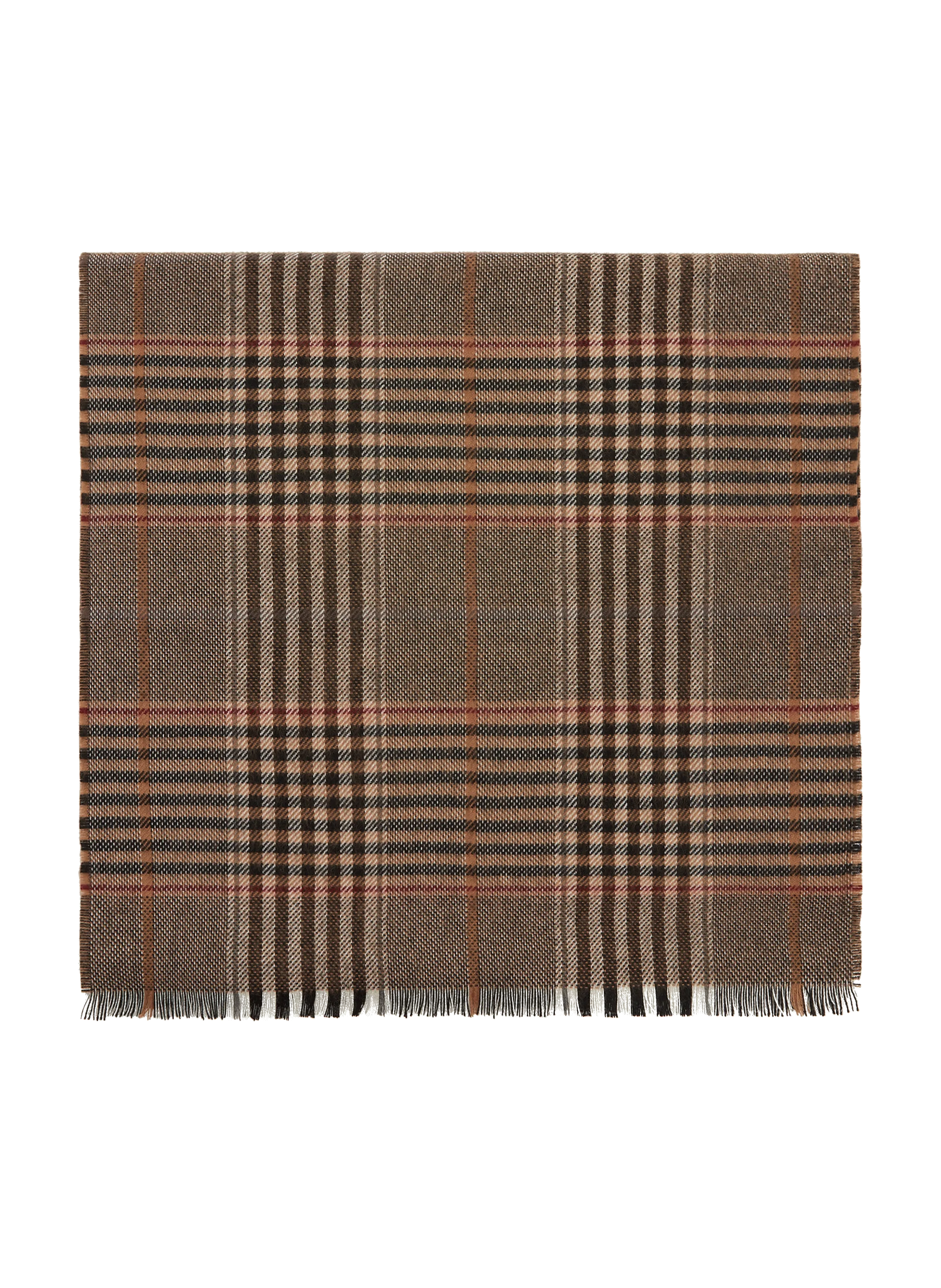 Saison 1865  Check scarf - Brown