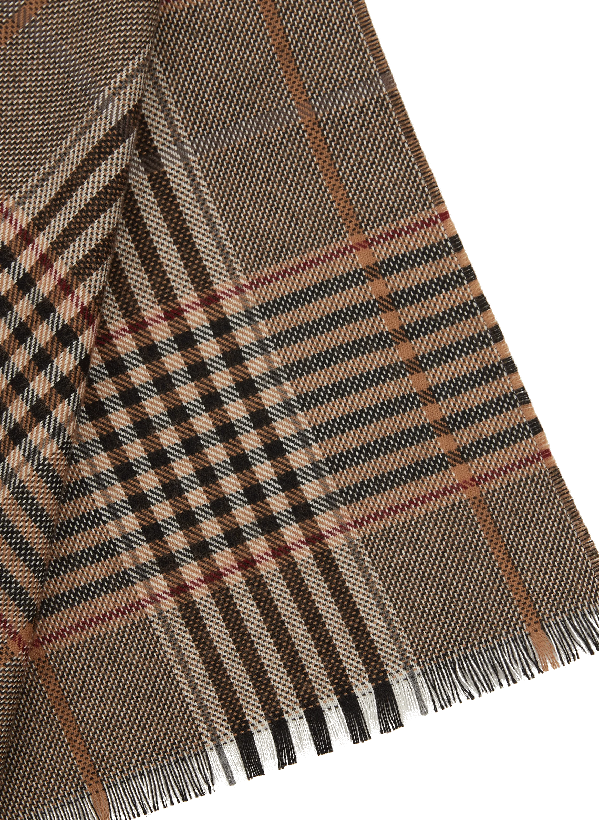 Saison 1865  Check scarf - Brown