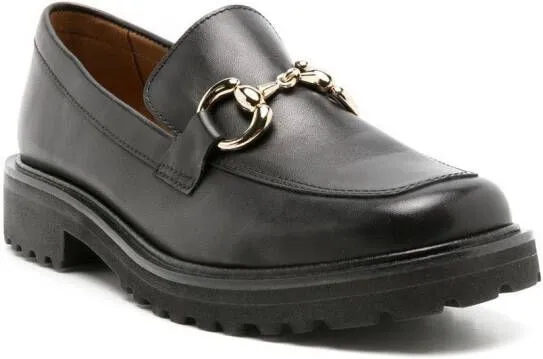 Sarah Chofakian Betsy leather loafer Black