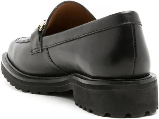 Sarah Chofakian Betsy leather loafer Black