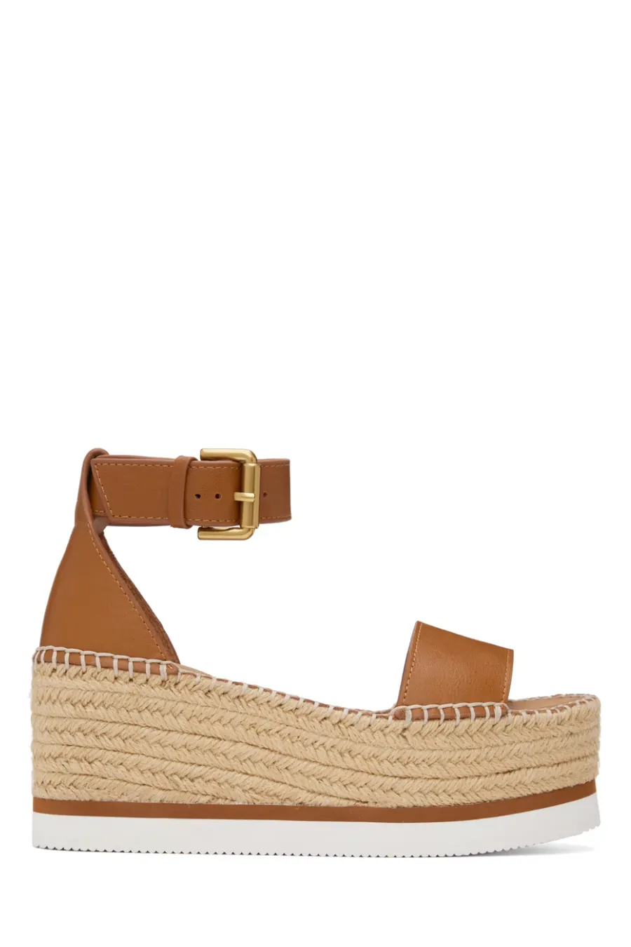 See By Chloe Glyn Platform Espadrille Tan