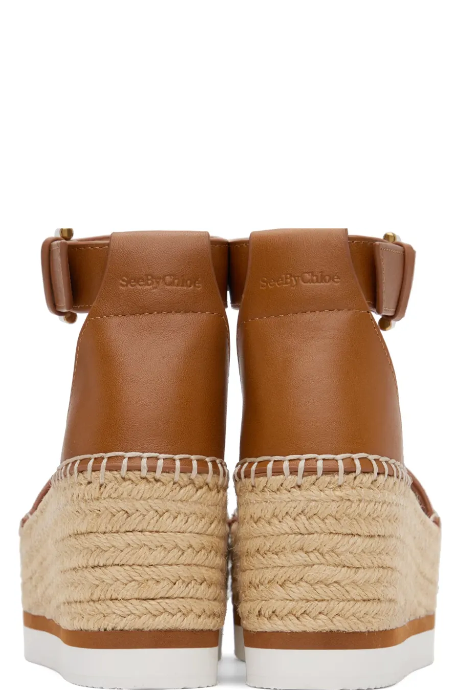 See By Chloe Glyn Platform Espadrille Tan