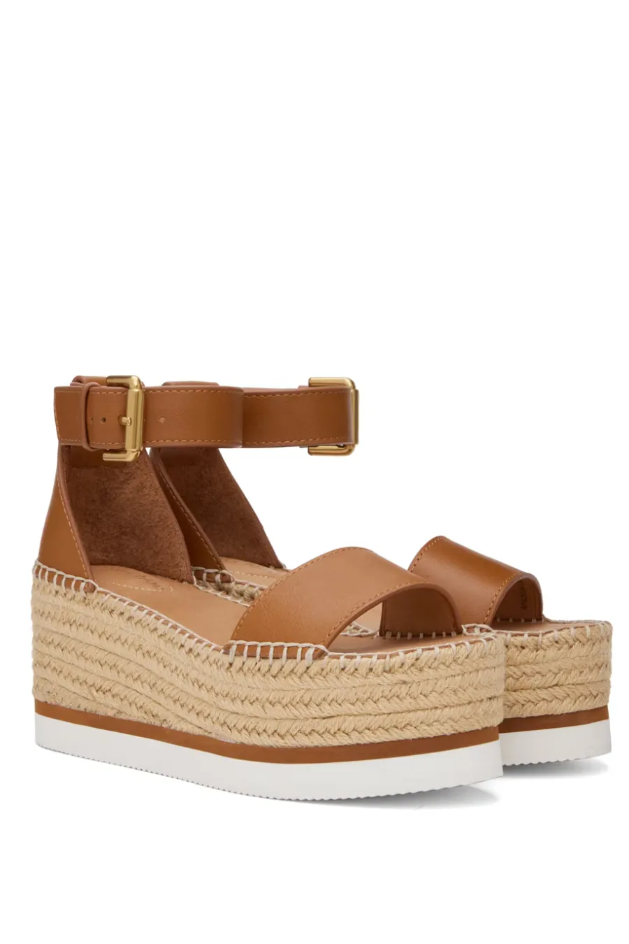 See By Chloe Glyn Platform Espadrille Tan