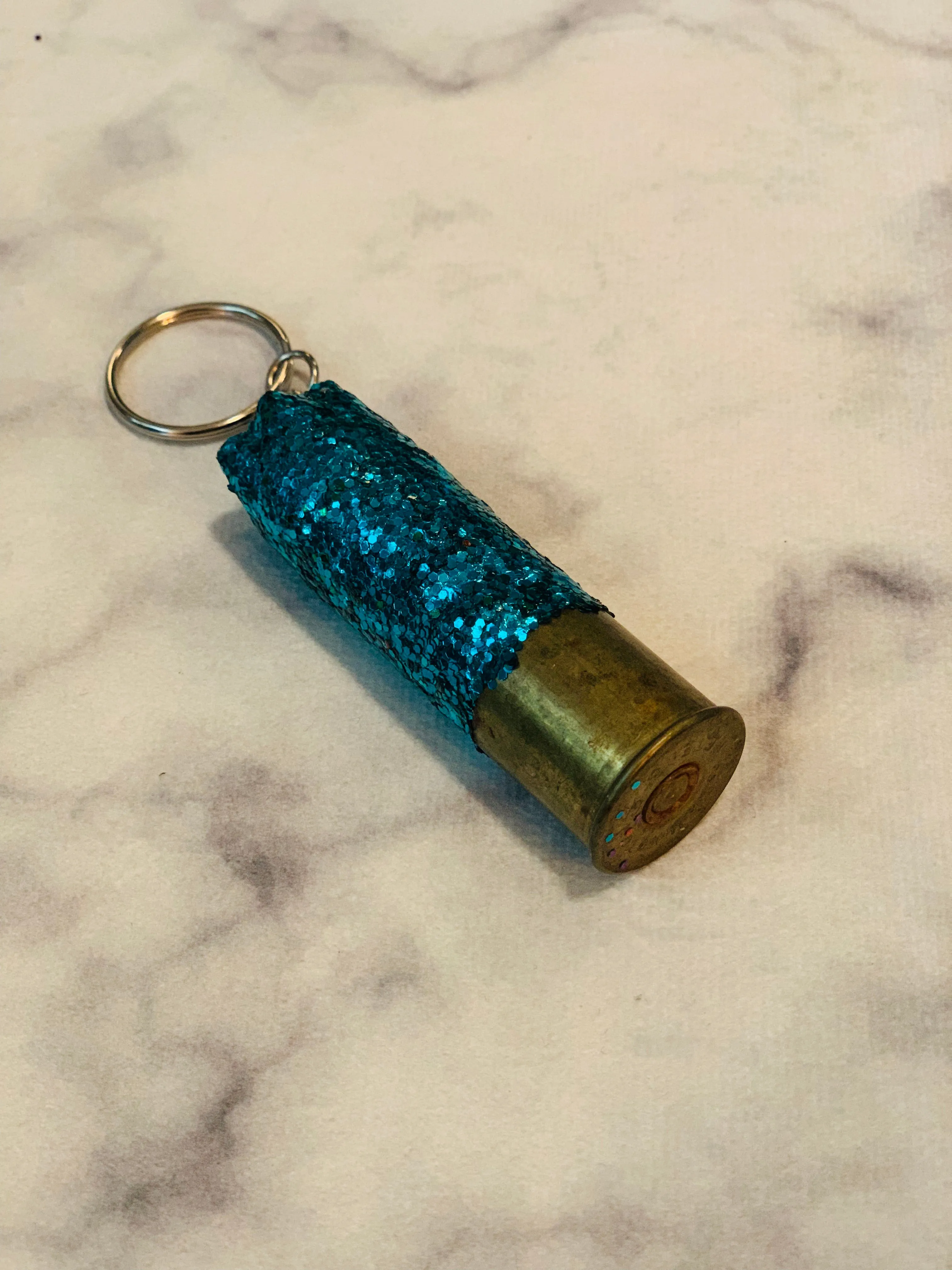 Shot-gun shell keychains