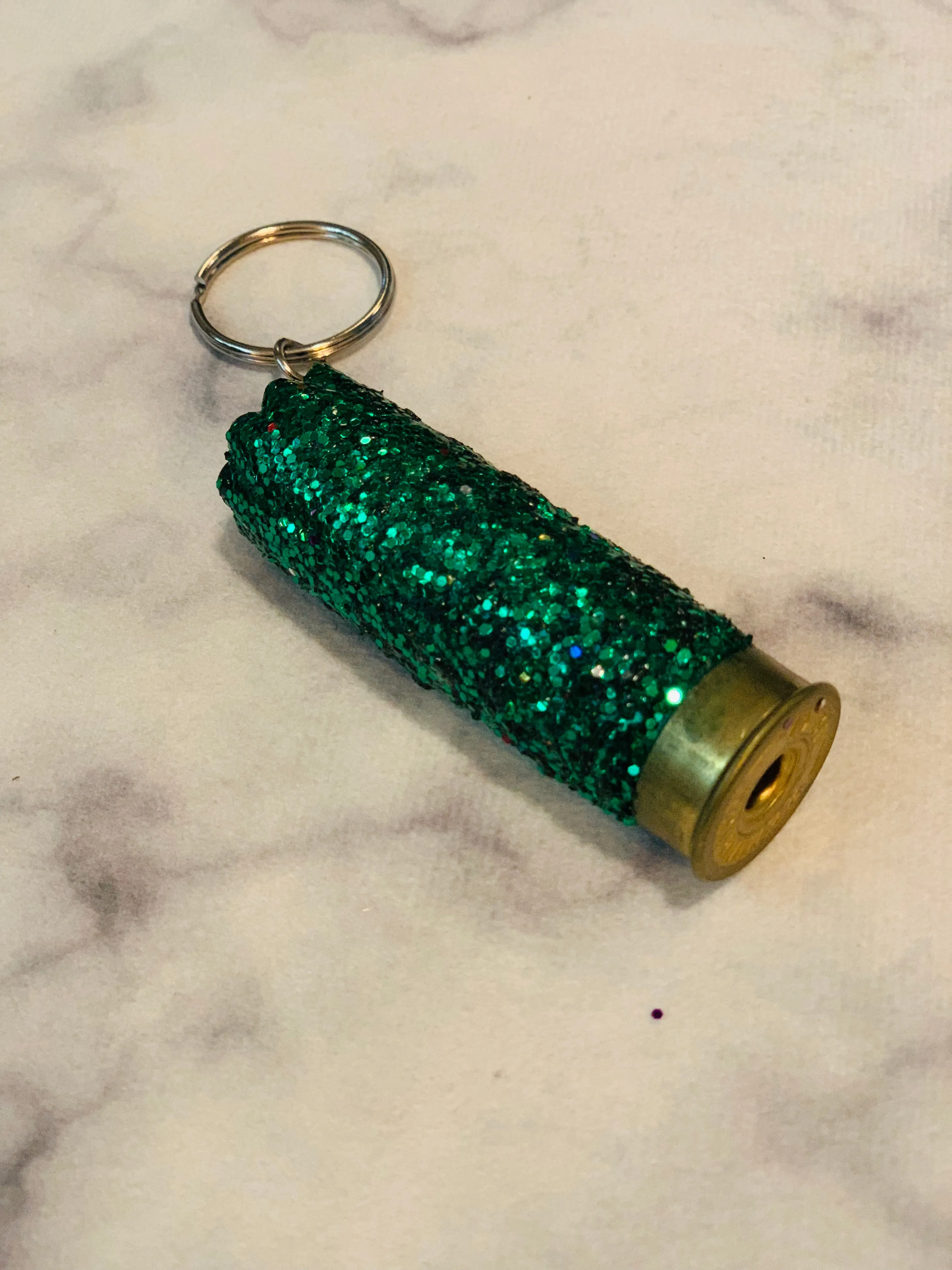 Shot-gun shell keychains