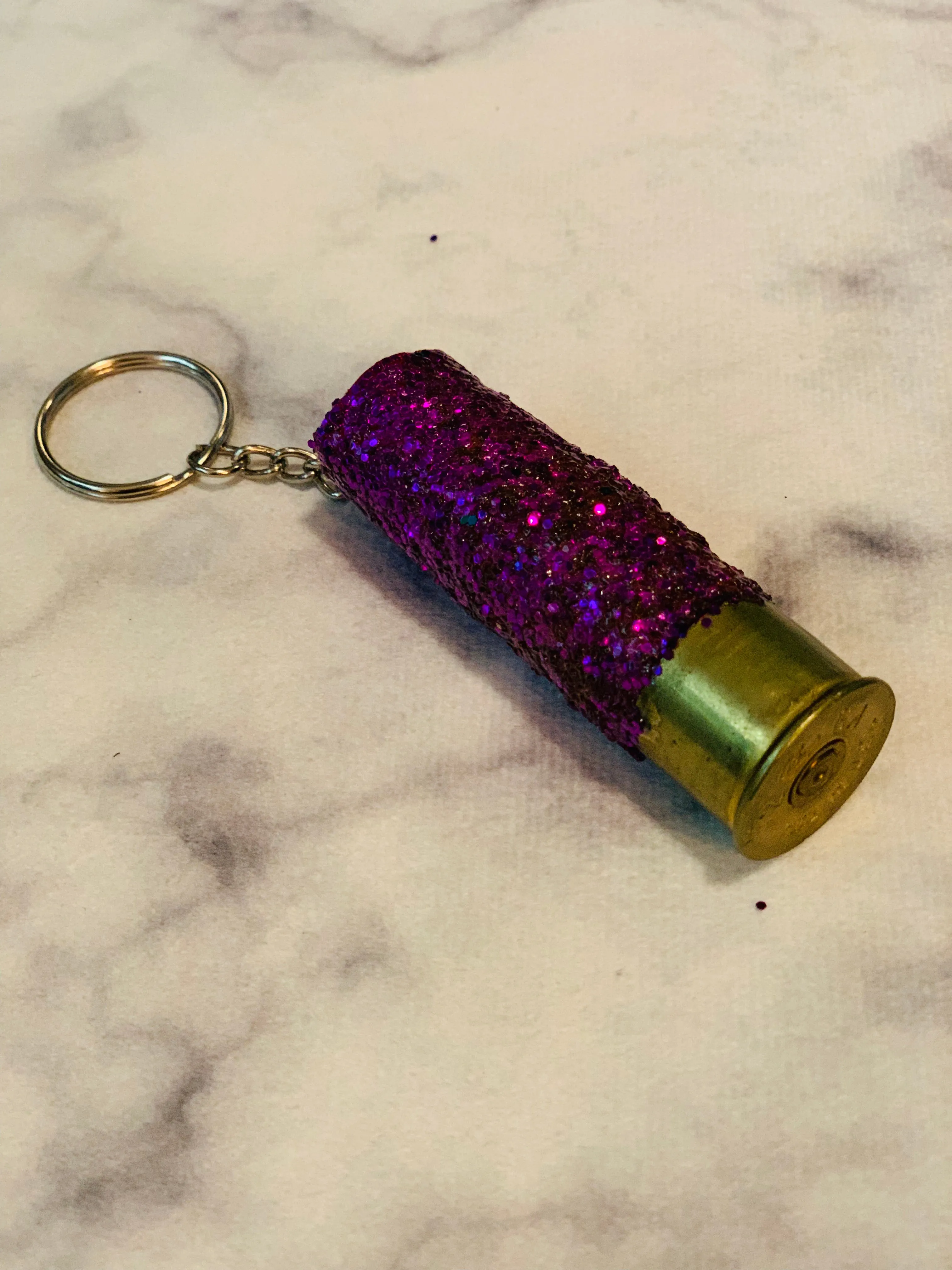 Shot-gun shell keychains