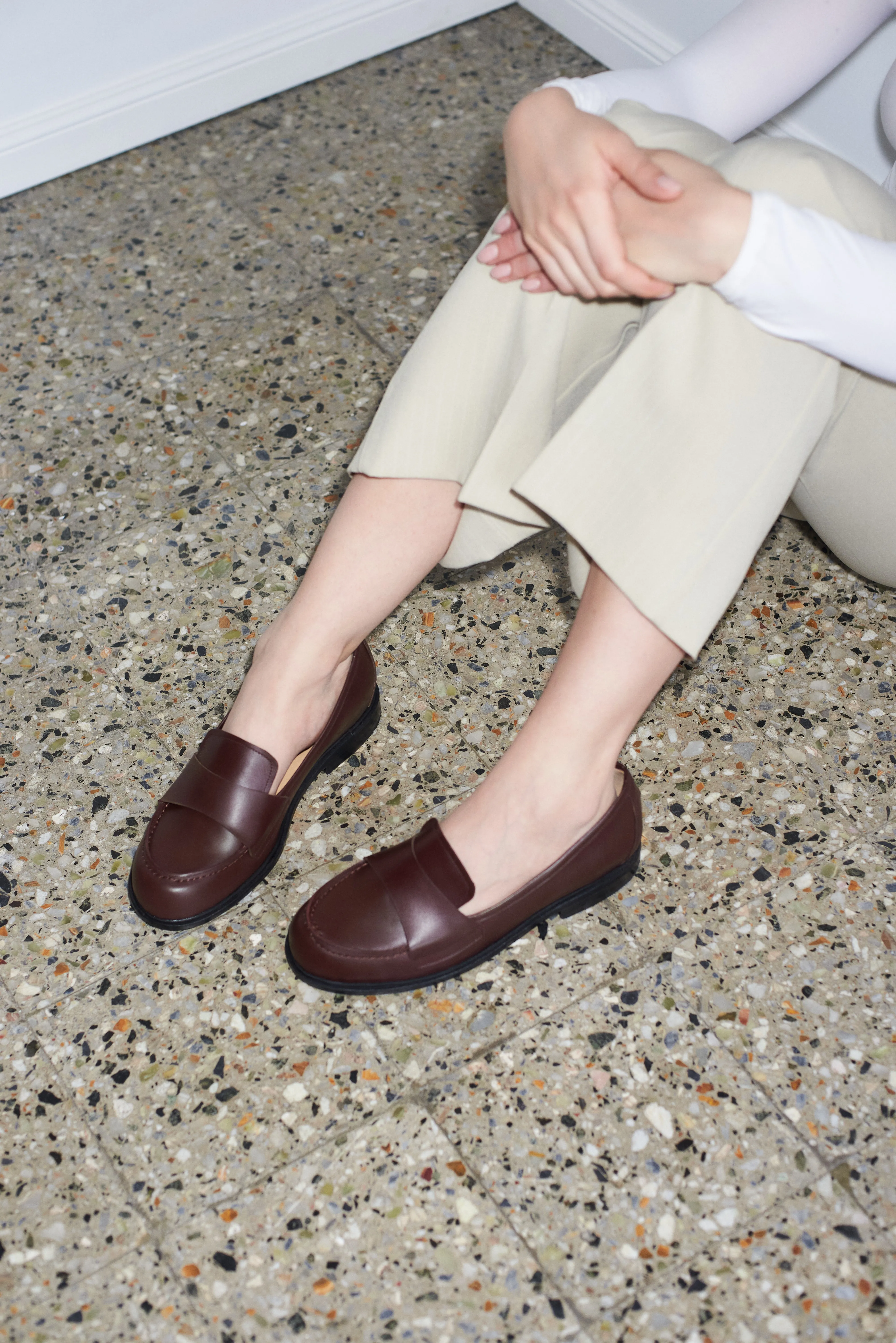 Sofia Loafer in Plum