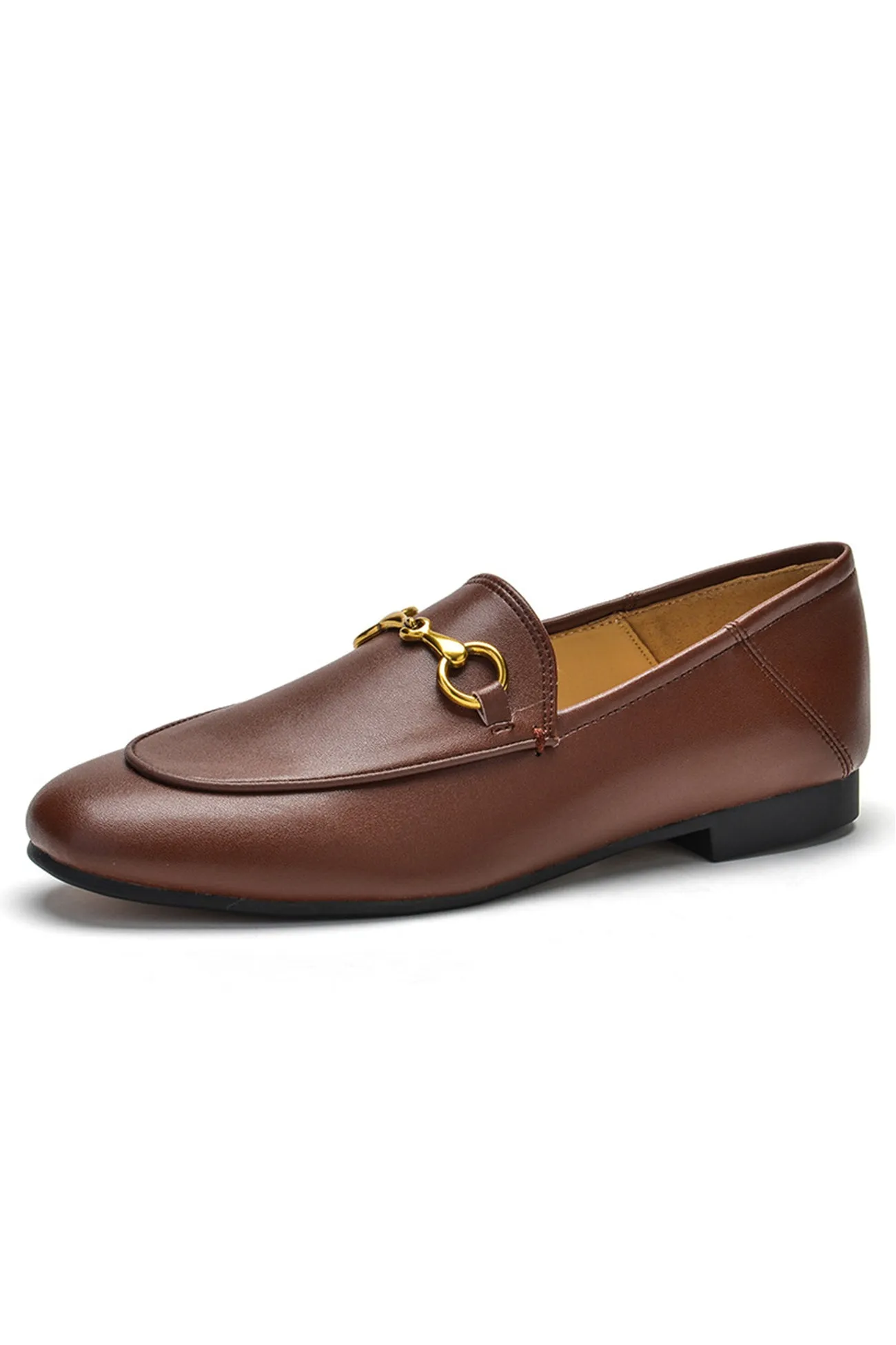 Solid Leather Loafer