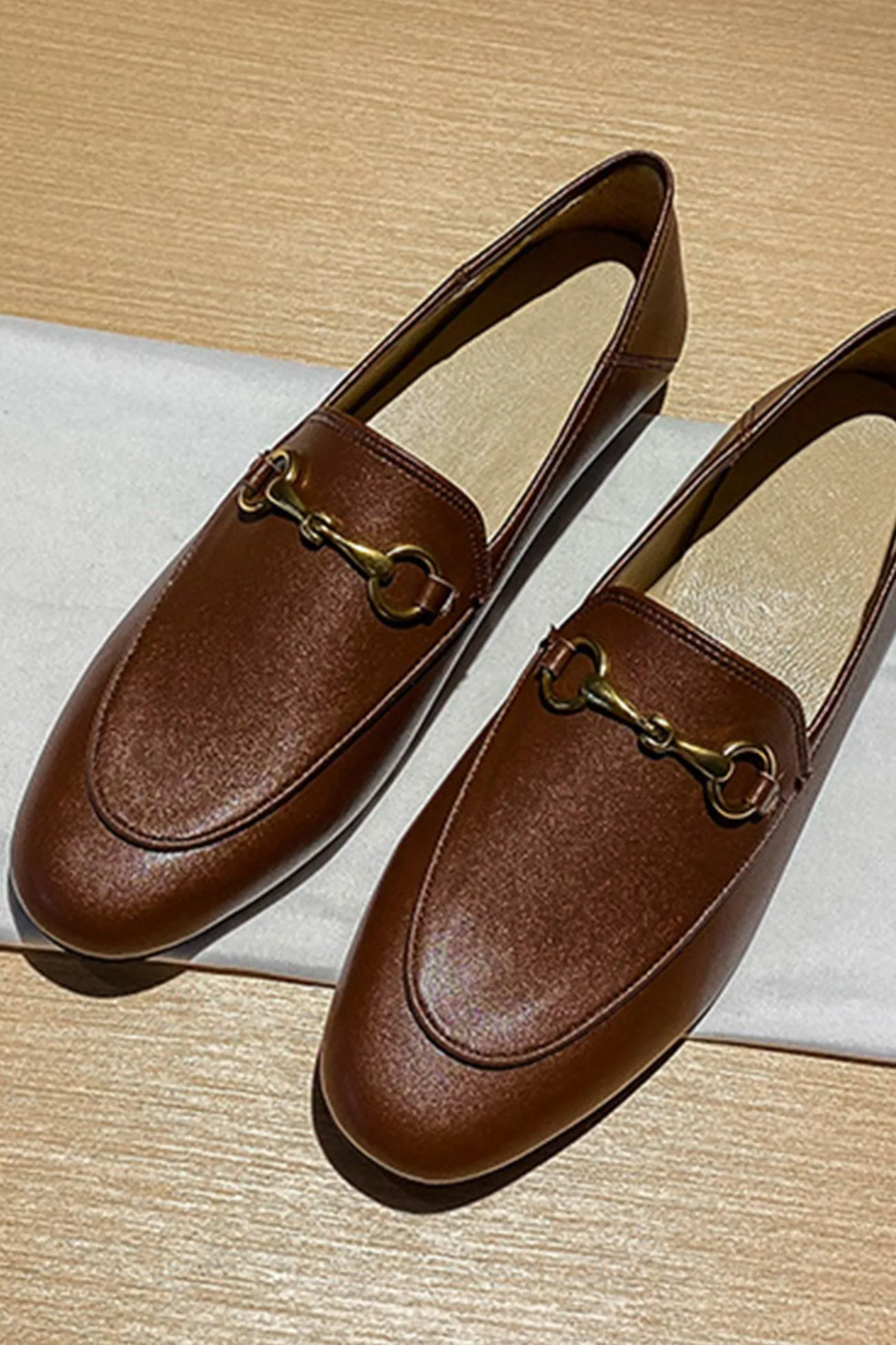 Solid Leather Loafer