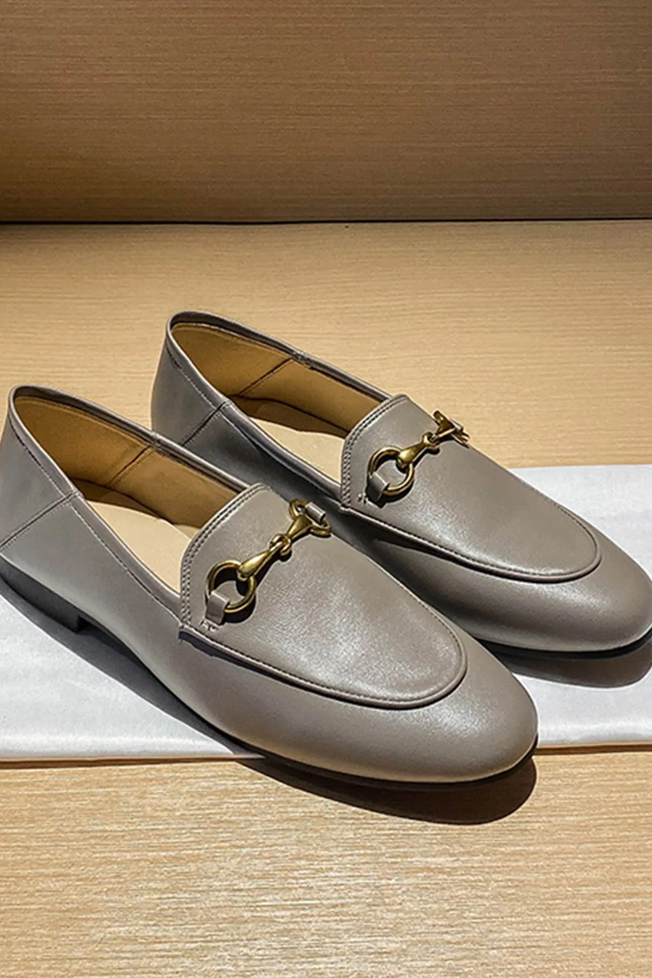 Solid Leather Loafer