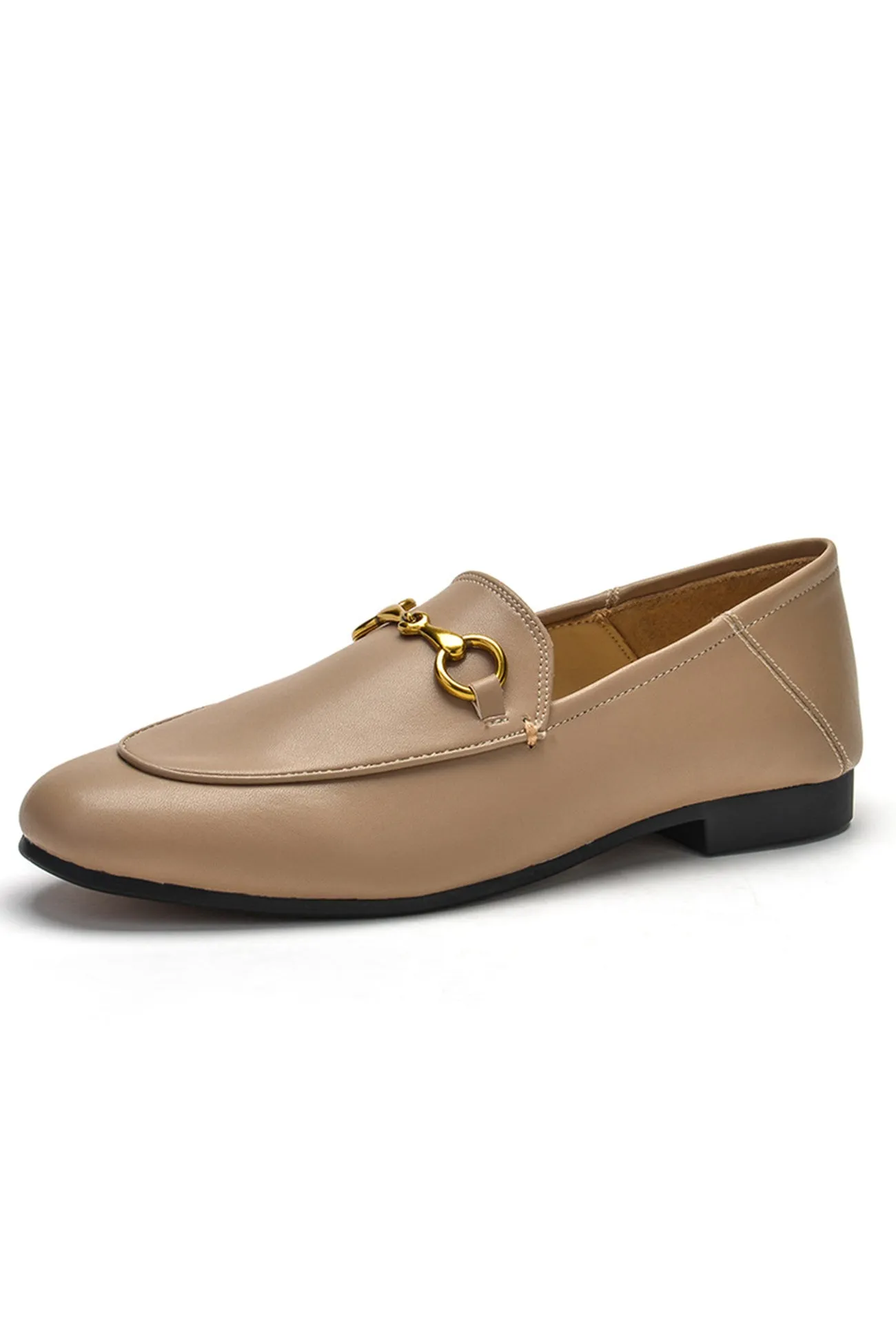 Solid Leather Loafer