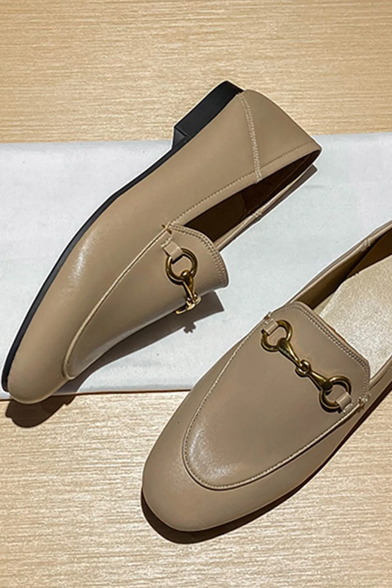 Solid Leather Loafer