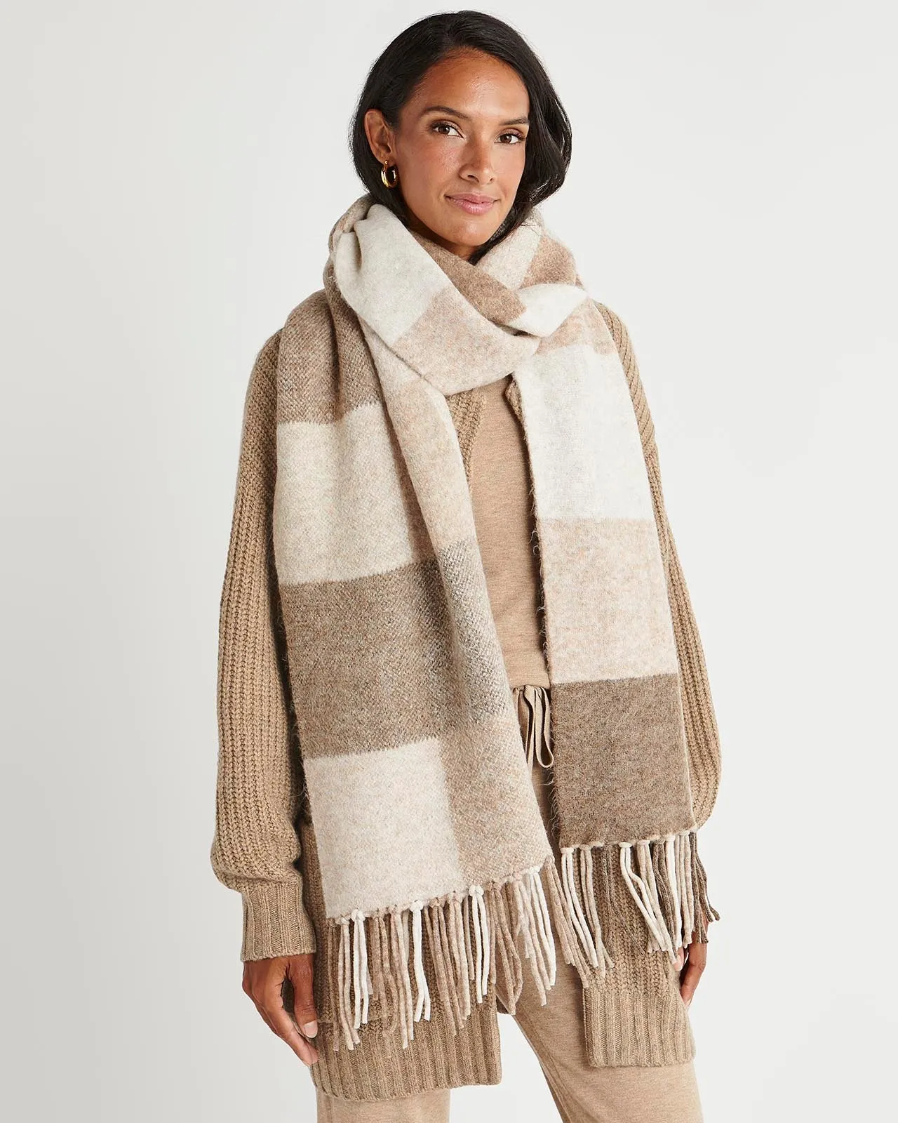 Splendid x Cella Jane Plaid Scarf