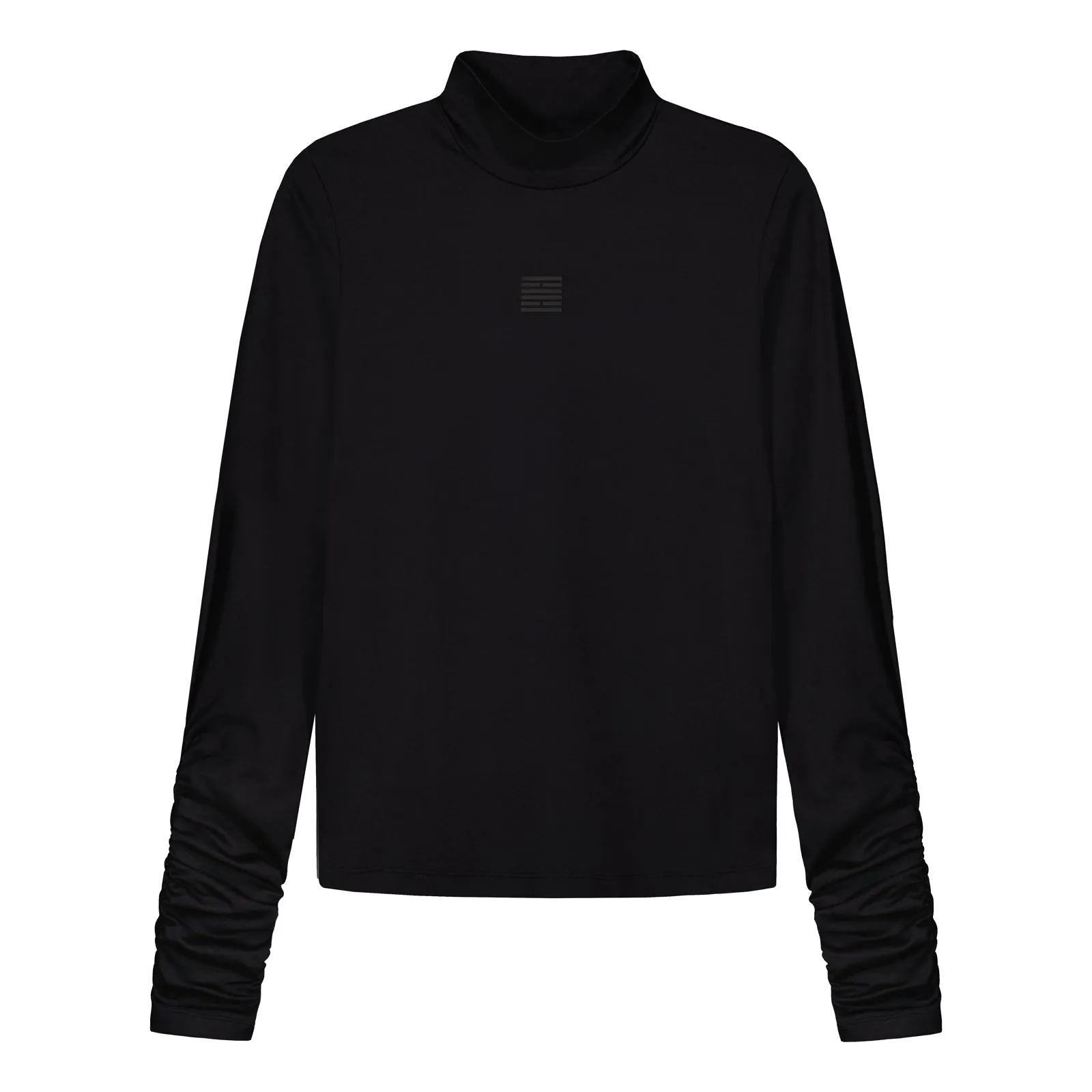 STRETCH-JERSEY TURTLENECK