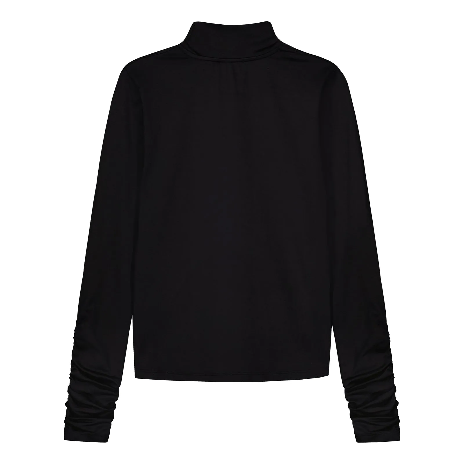 STRETCH-JERSEY TURTLENECK