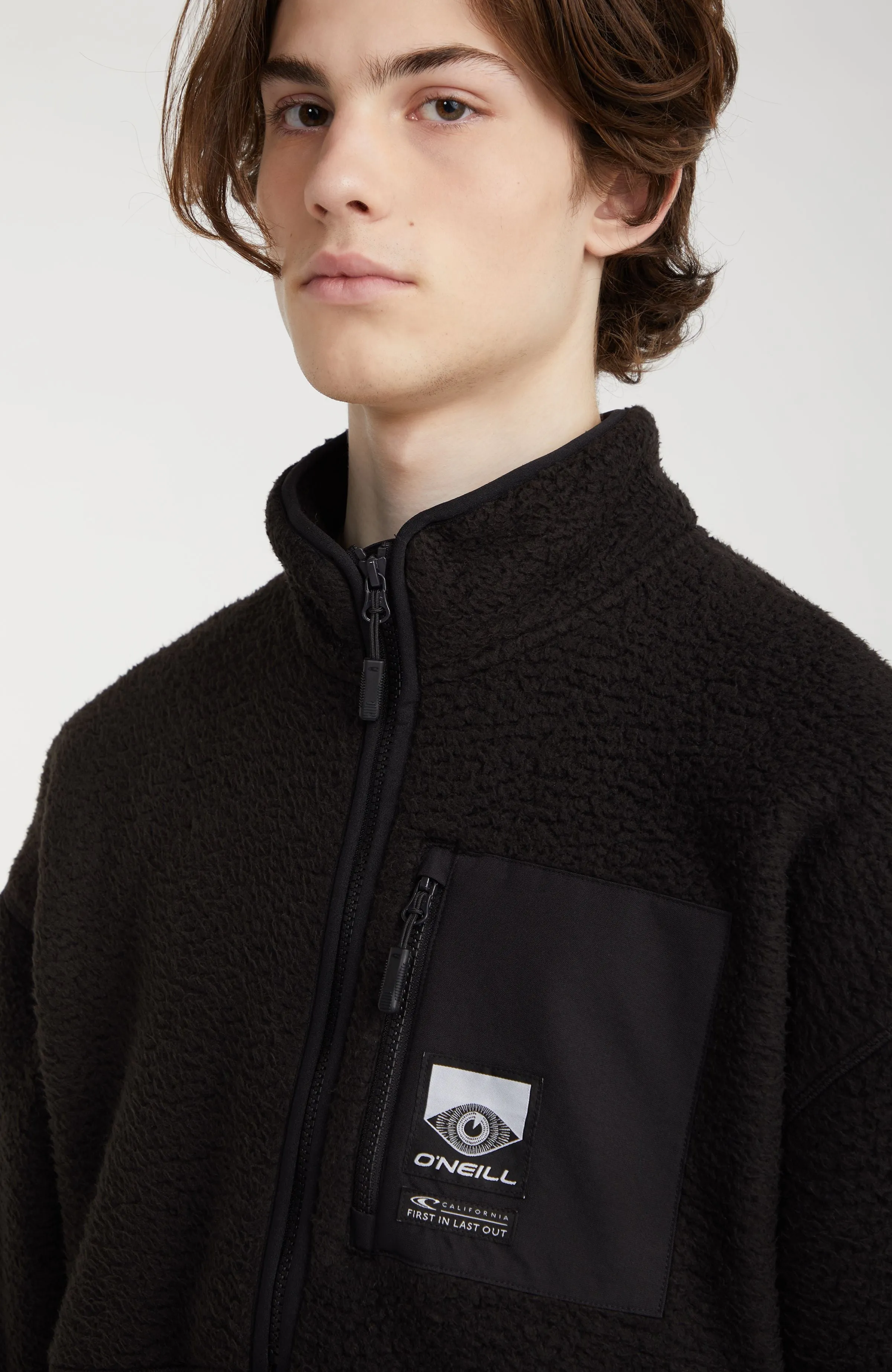 Surf Heroes Half Zip Fleece | Black Out