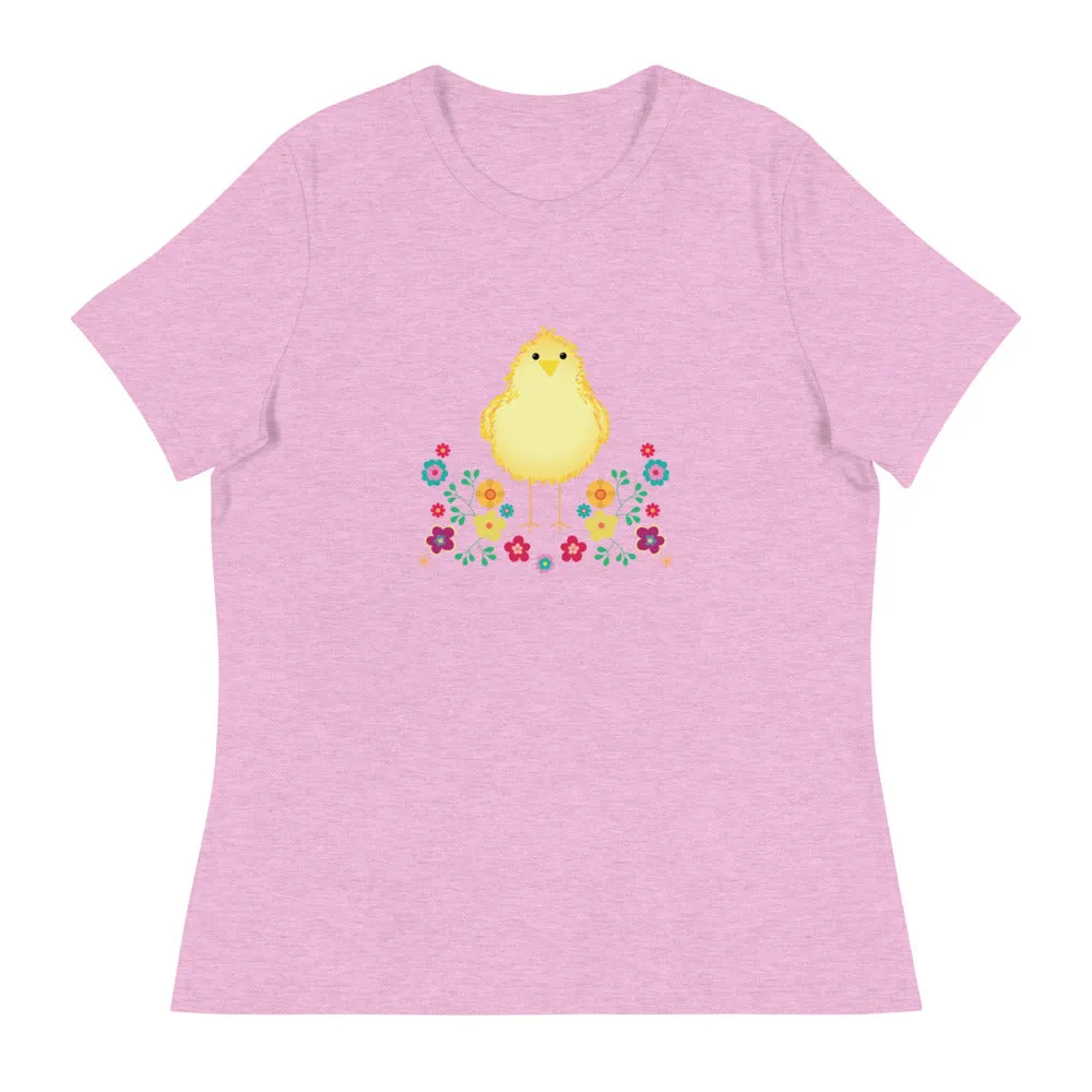 Sweet Peep Chick Women's Relaxed T-Shirt