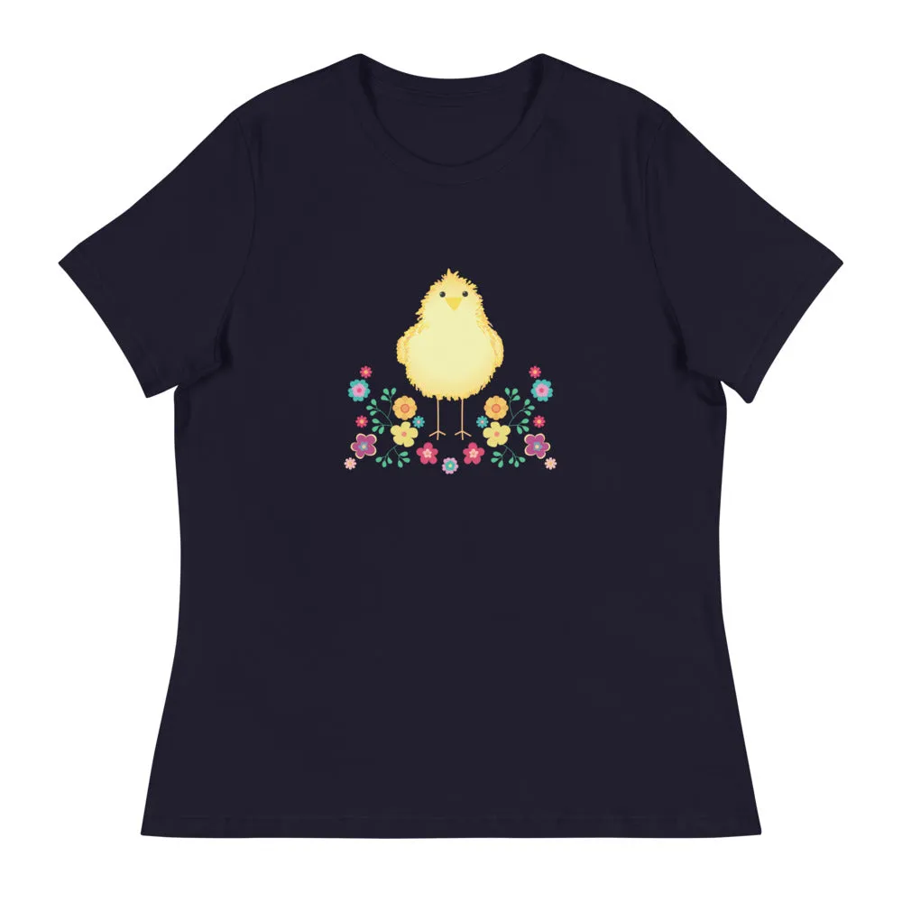 Sweet Peep Chick Women's Relaxed T-Shirt