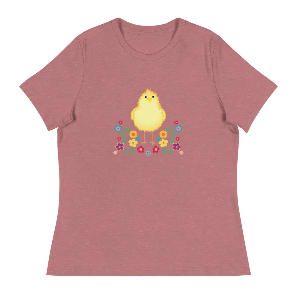 Sweet Peep Chick Women's Relaxed T-Shirt