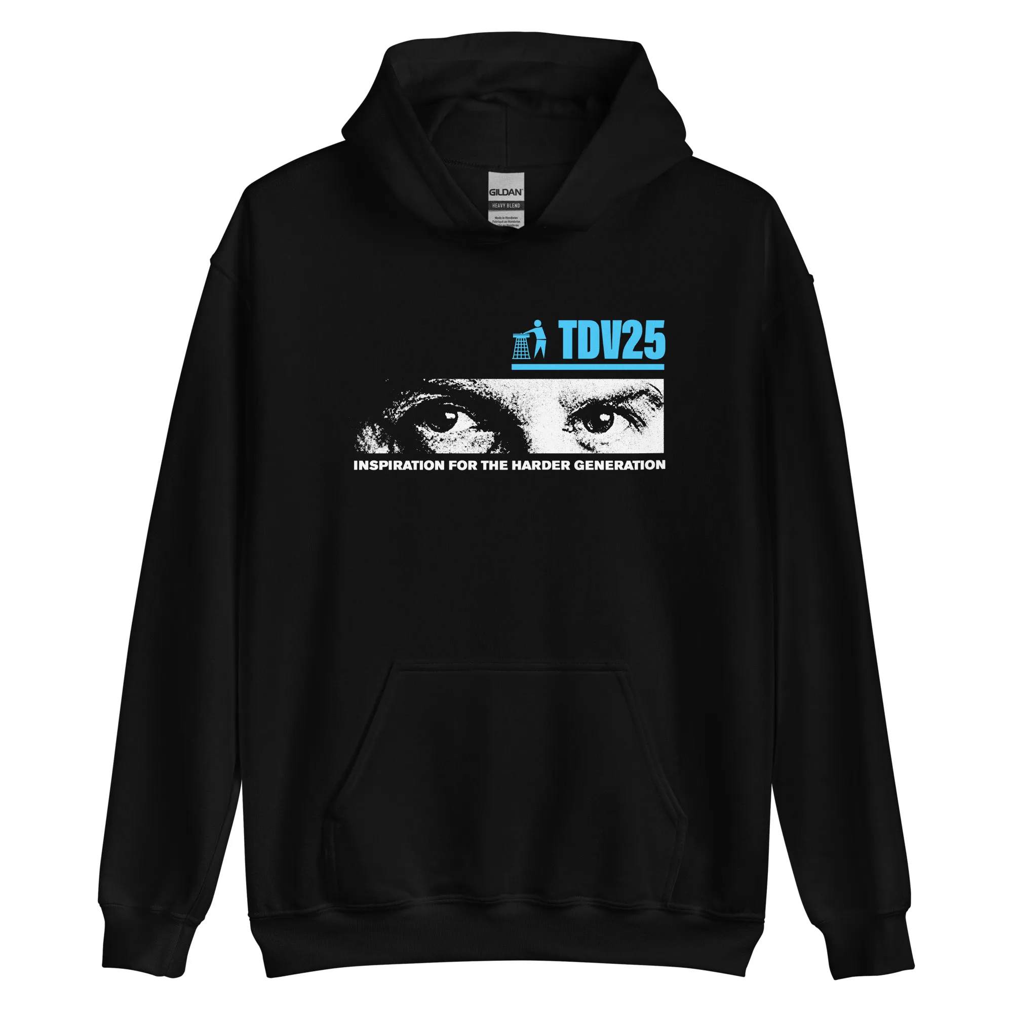 TDV25 hoodie – Blue Logo