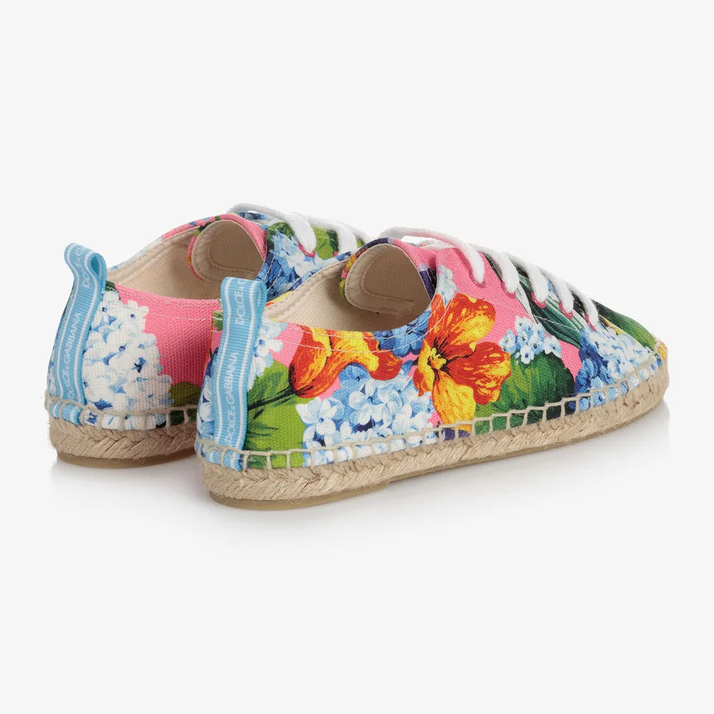 Teen Pink Espadrille Trainers