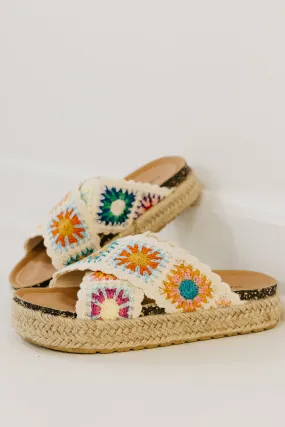 The Athens Espadrille Embroidered Sandal